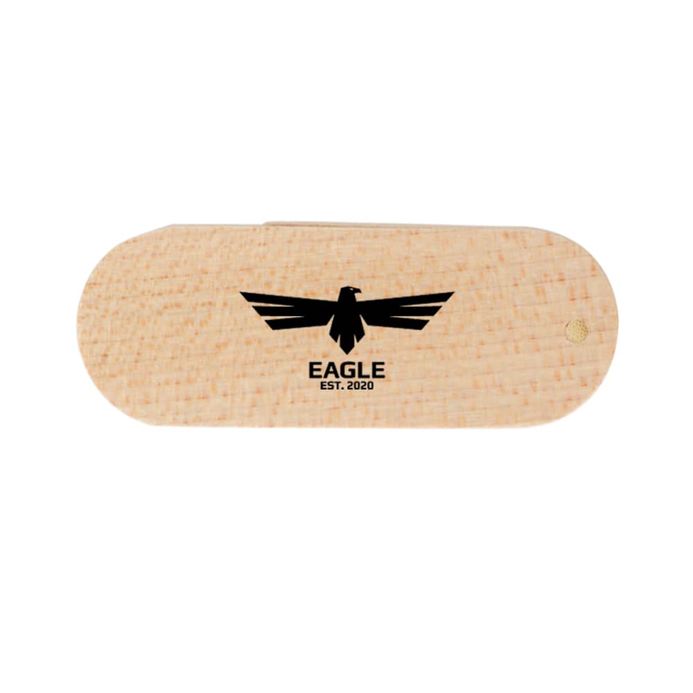 Swivel Wooden Flash Drive