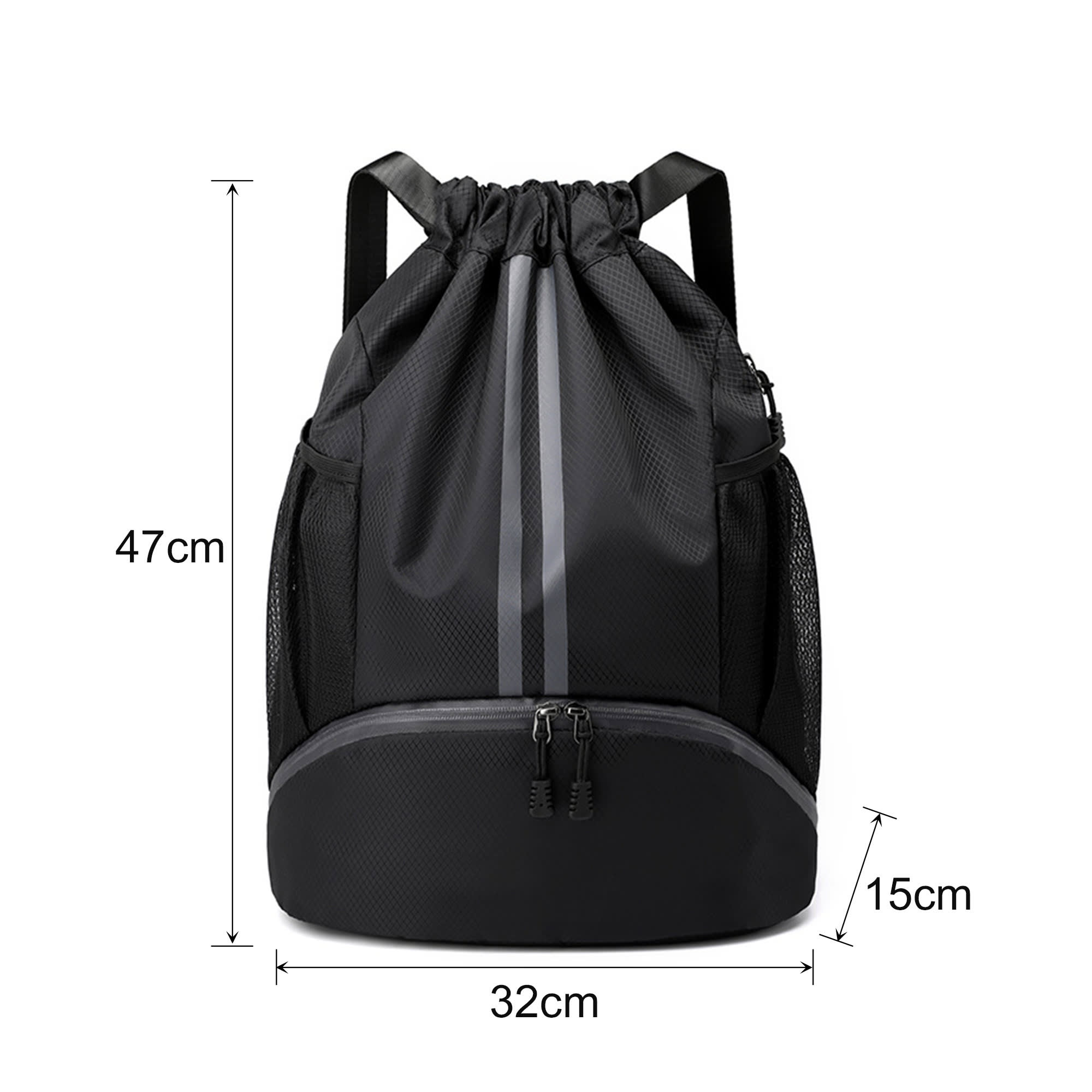 Wet And Dry Separation Drawstring Backpack