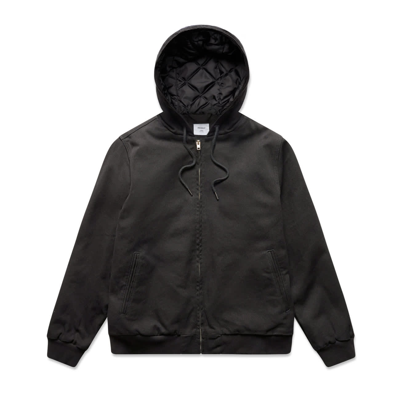 Canvas Bomber Hood Jacket