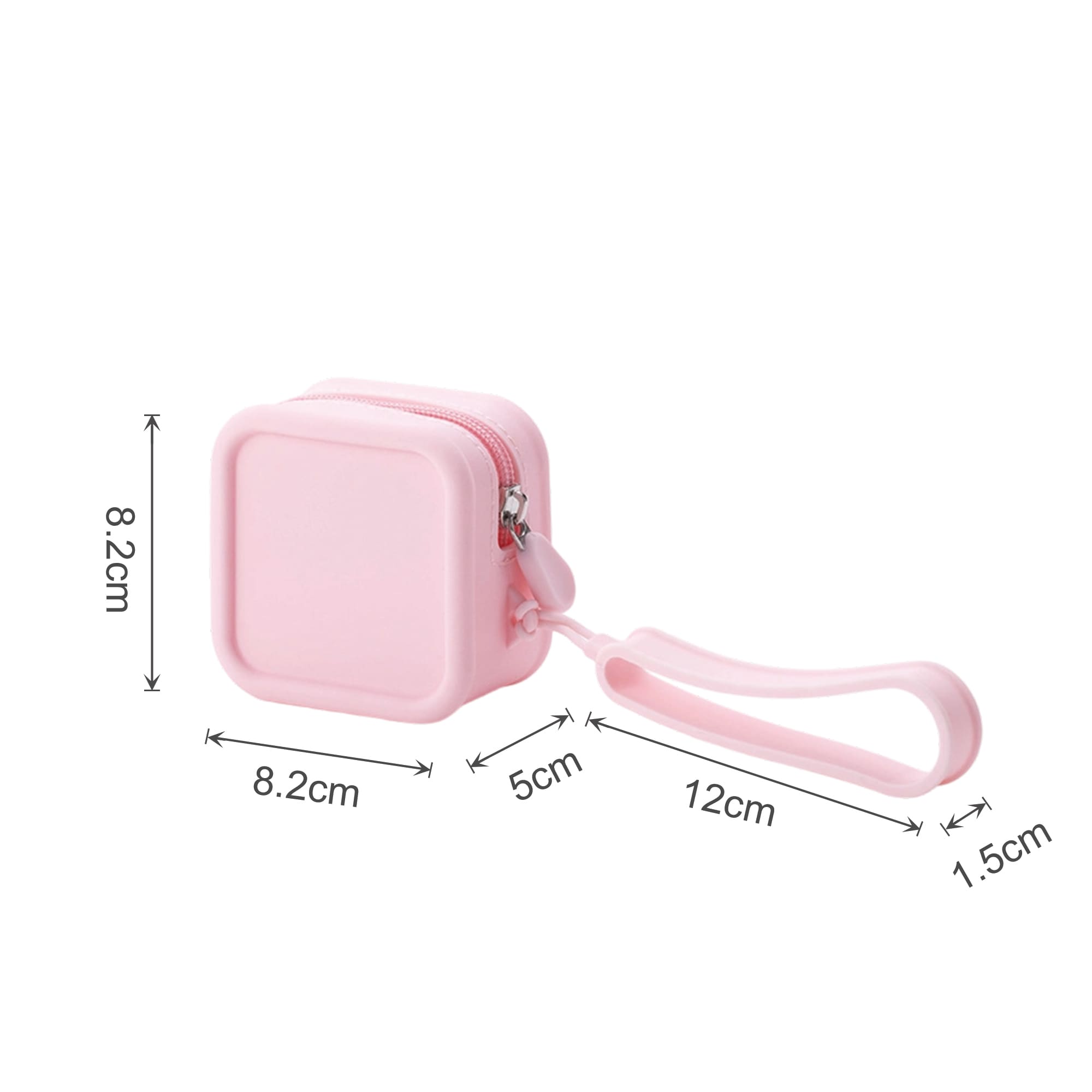 Square Silicone Coin Pouch
