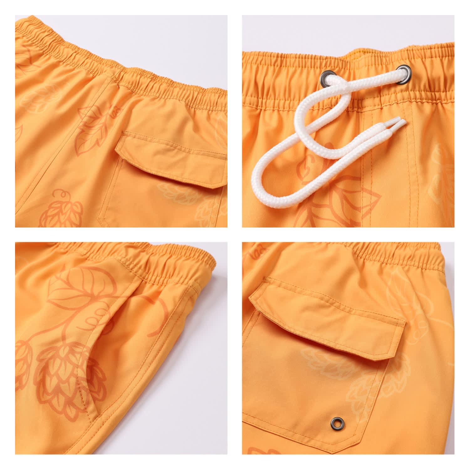Men's Polyester Spandex Sublimated Swim Shorts