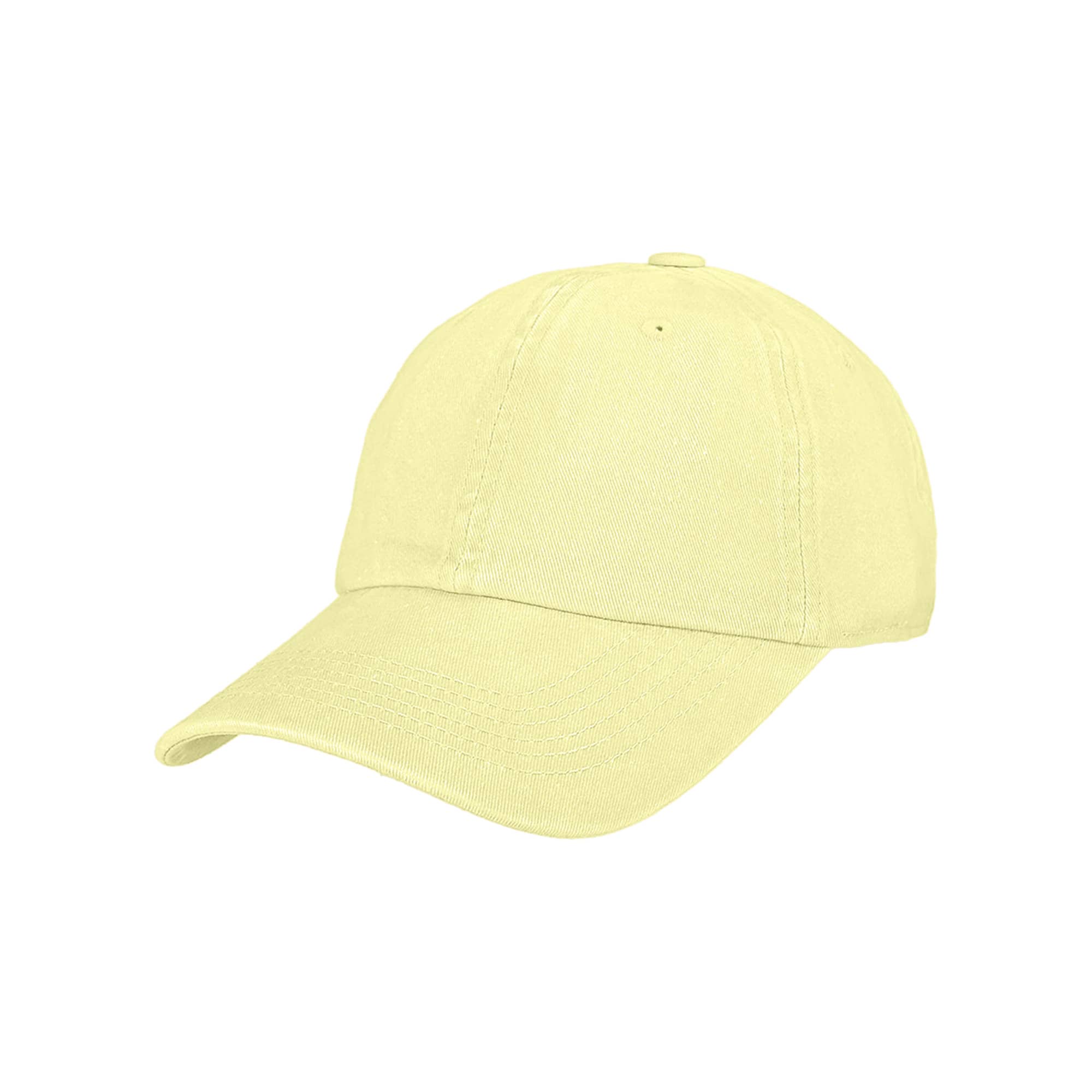 6 Panel Premium Washed Cotton Baseball Cap