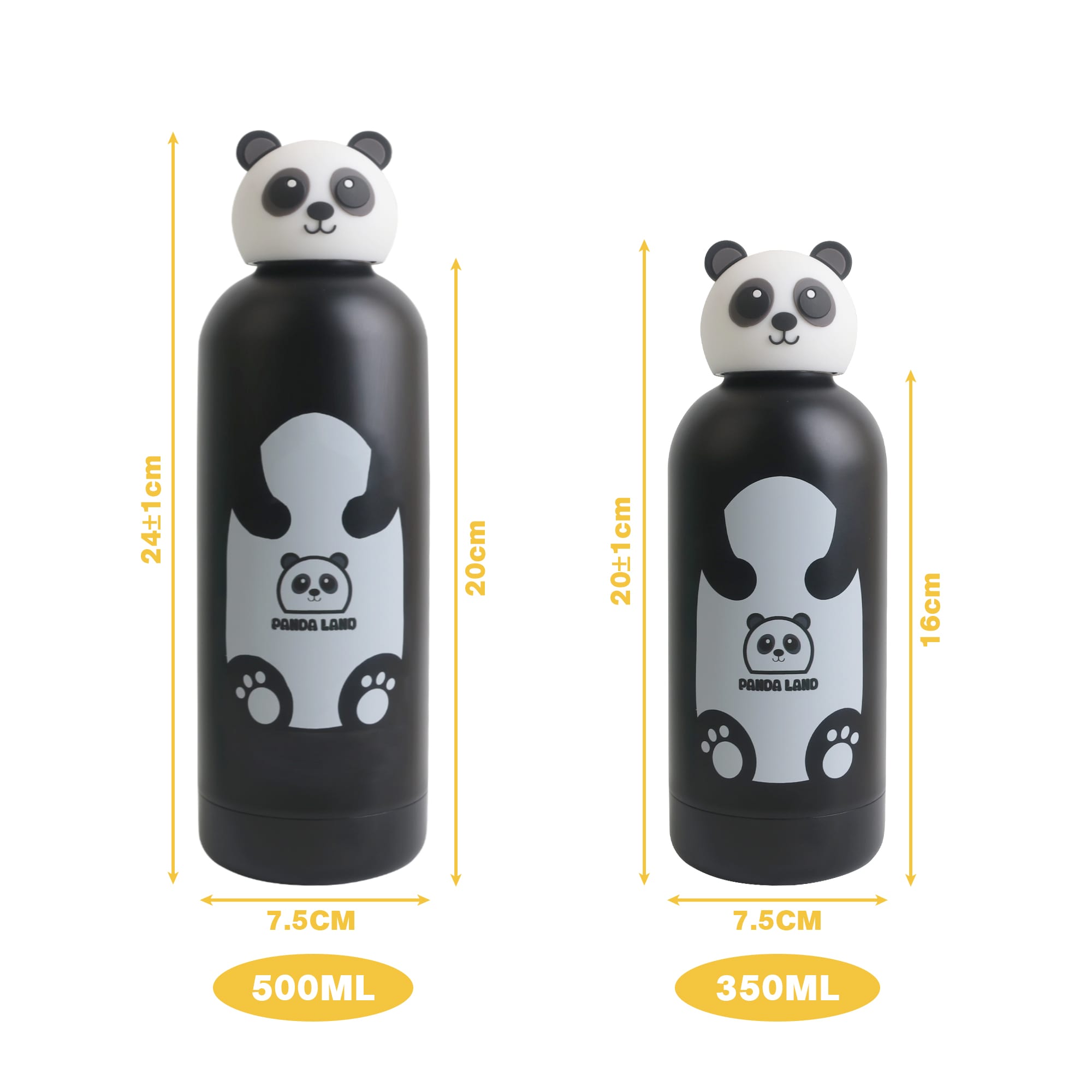 Double Wall Vacuum Bottle with Animal Head