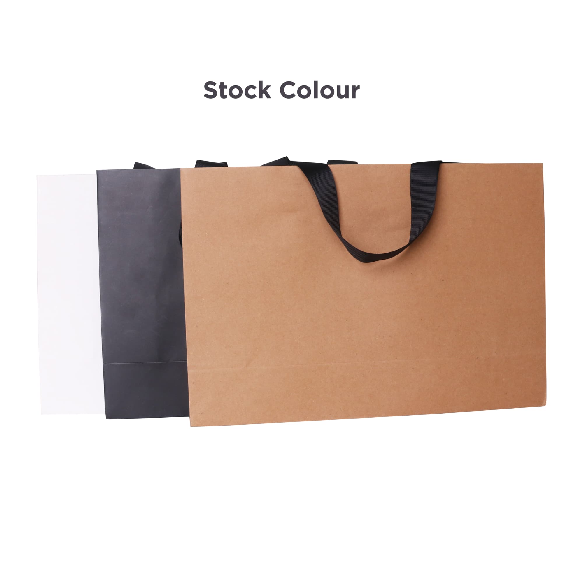 Medium Paper Bag with Flat Handle(320 x 220 x 100mm)