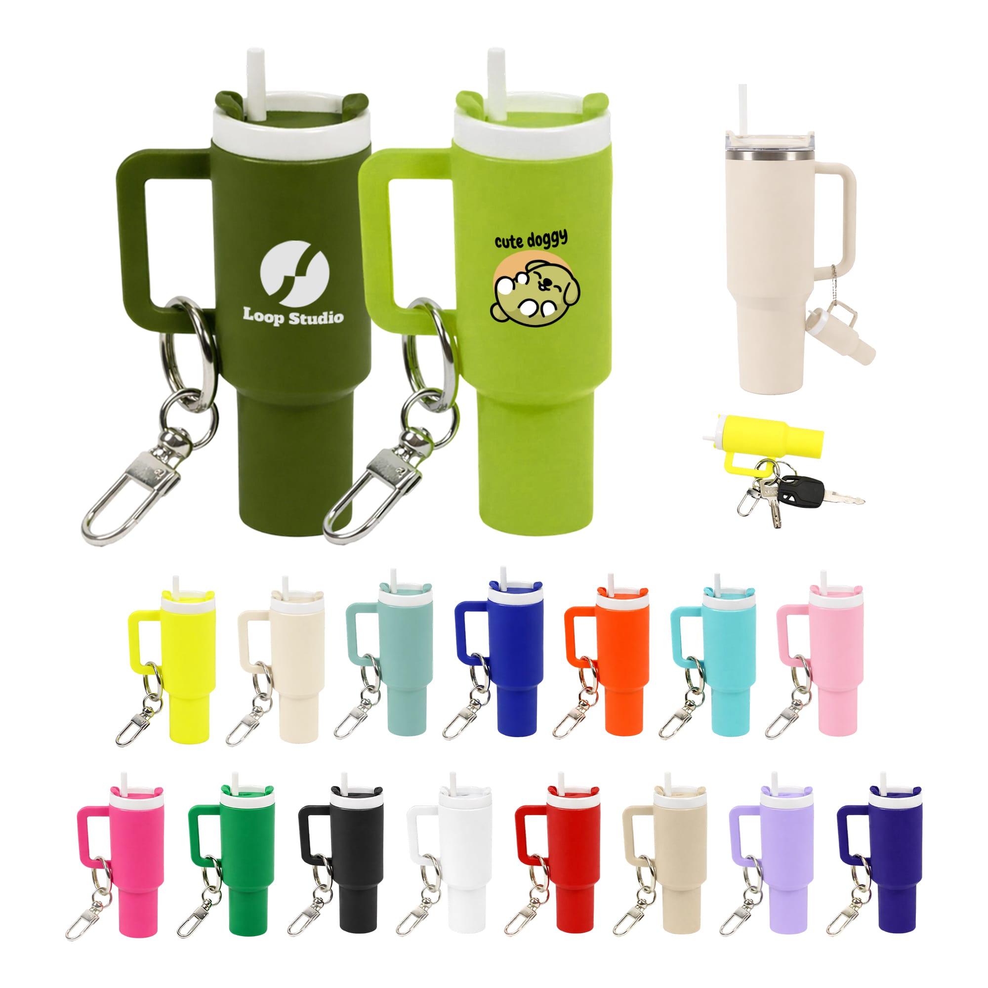 Mini Tumbler Keyring