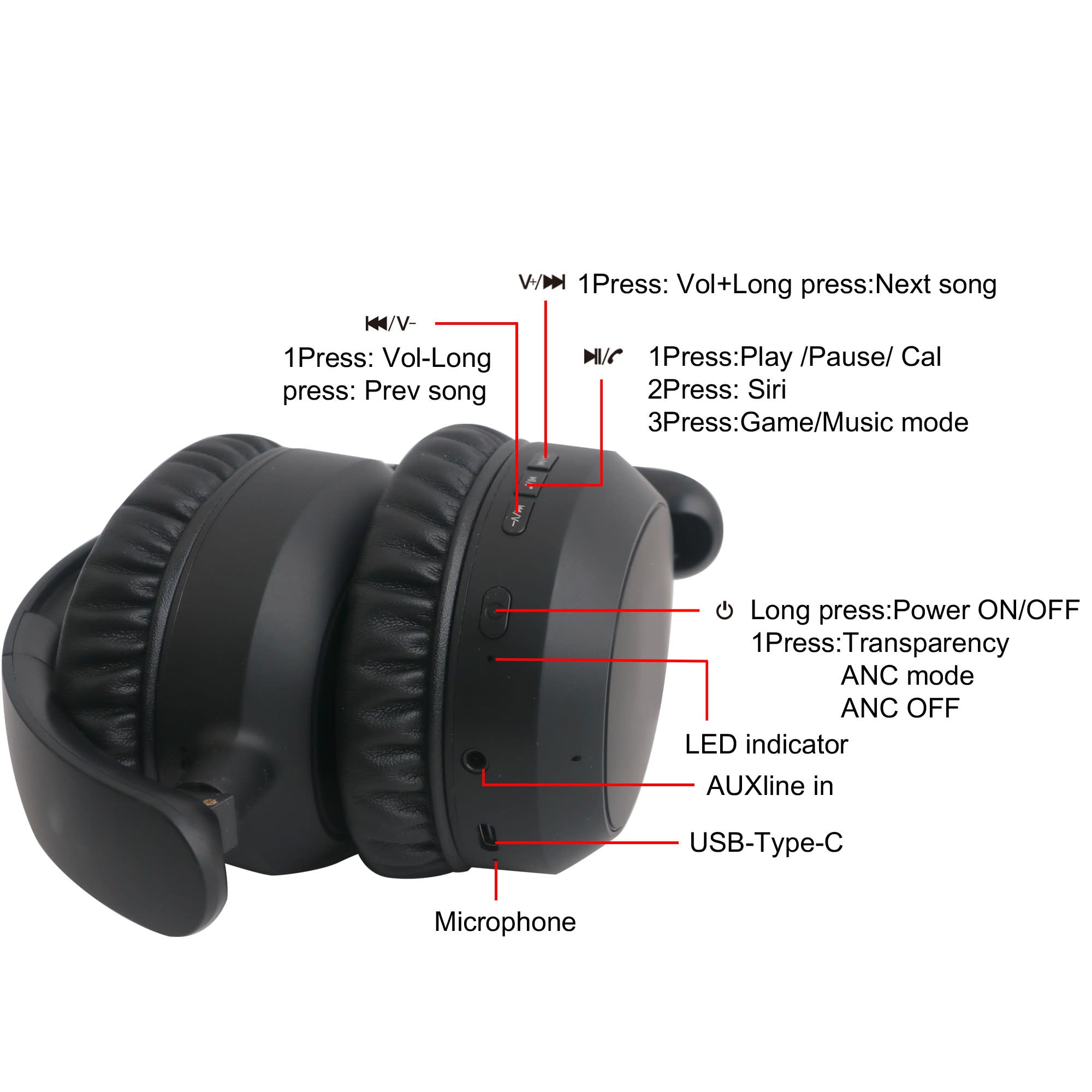 ANC Bluetooth Headphones