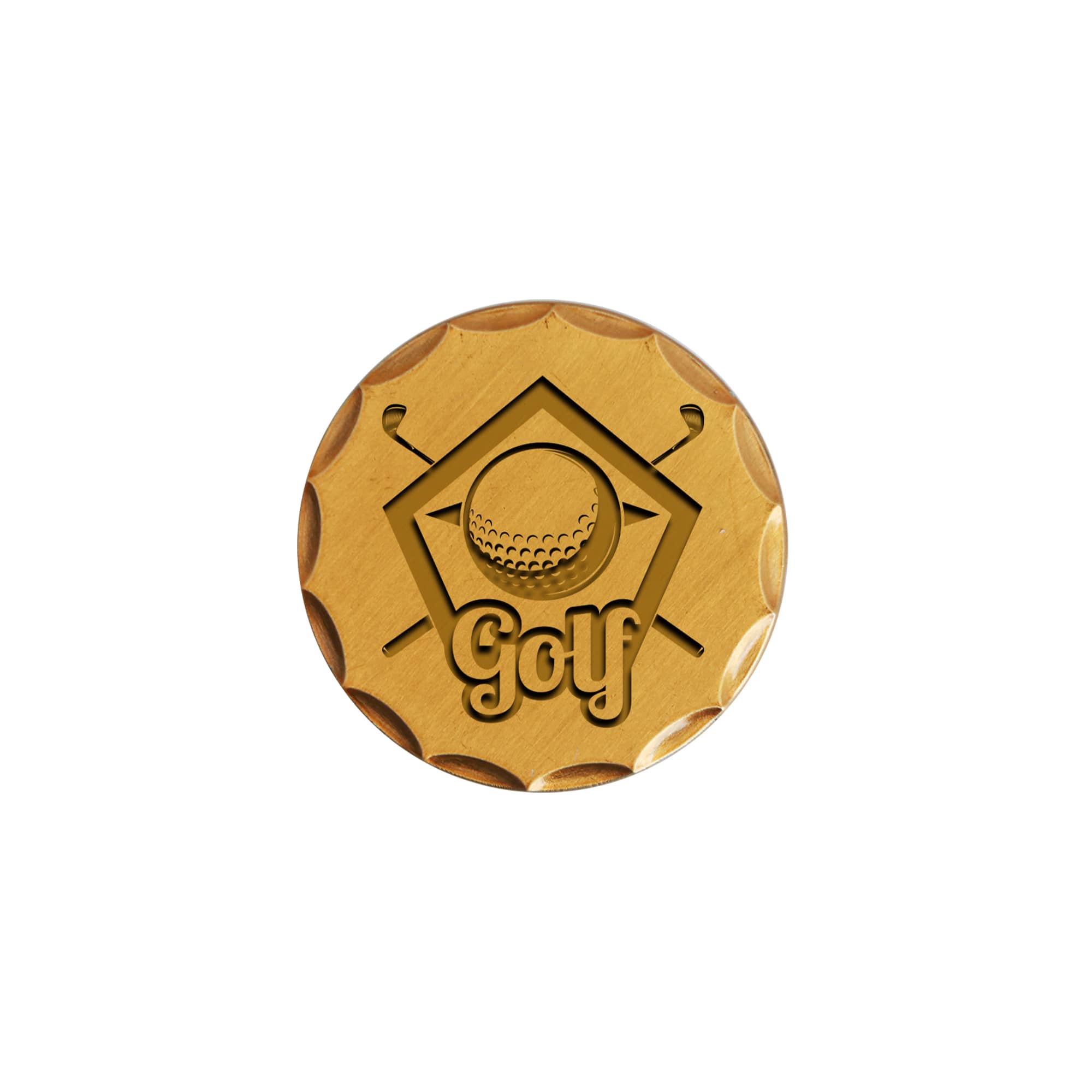40mm Custom Antique Golf Ball Marker
