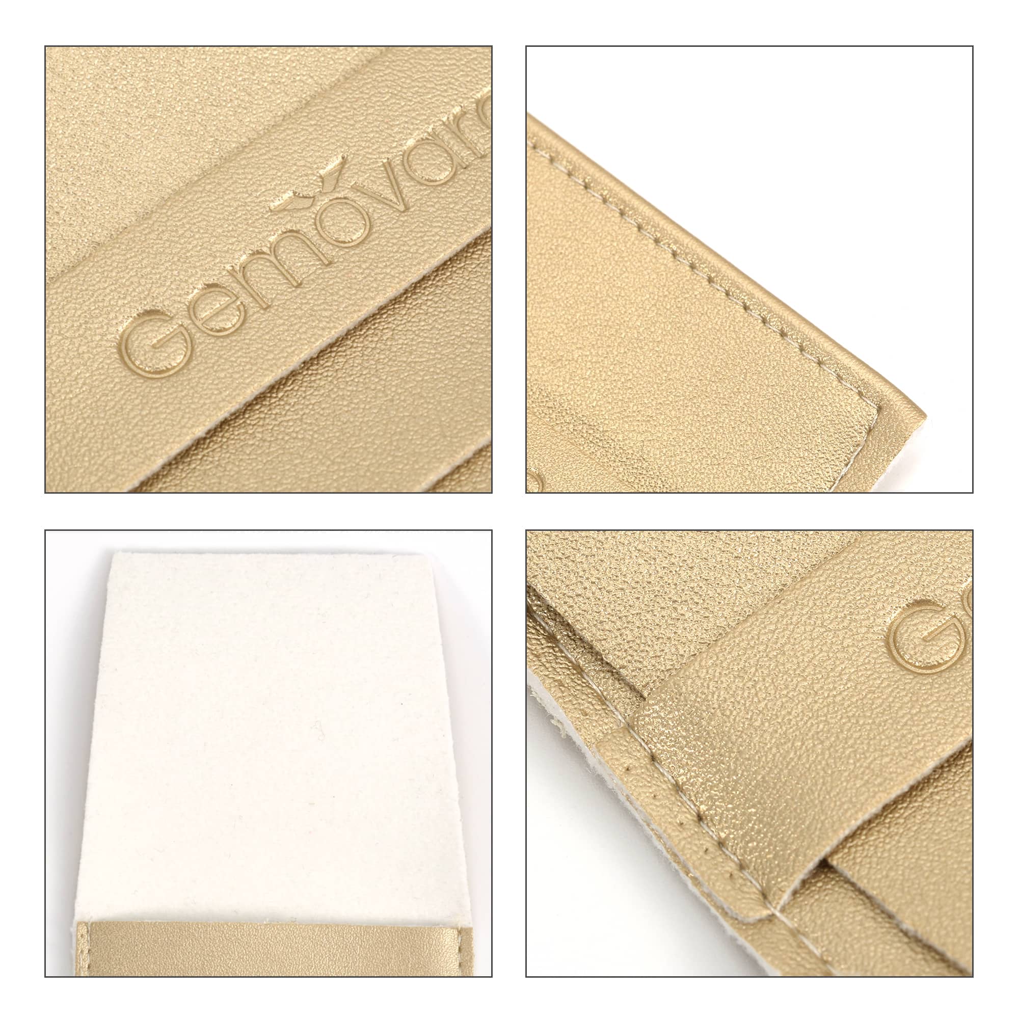 PU Leather Flip Jewellery Pouch
