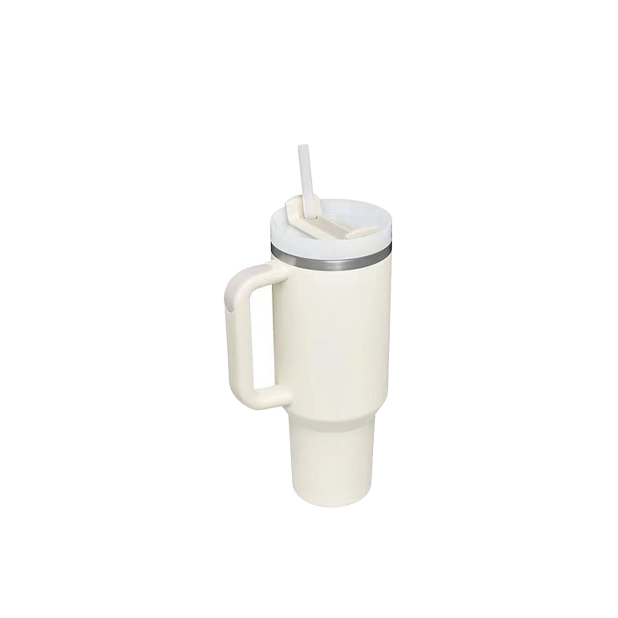 1.2L Stainless Steel Tumbler with Lid and Straw