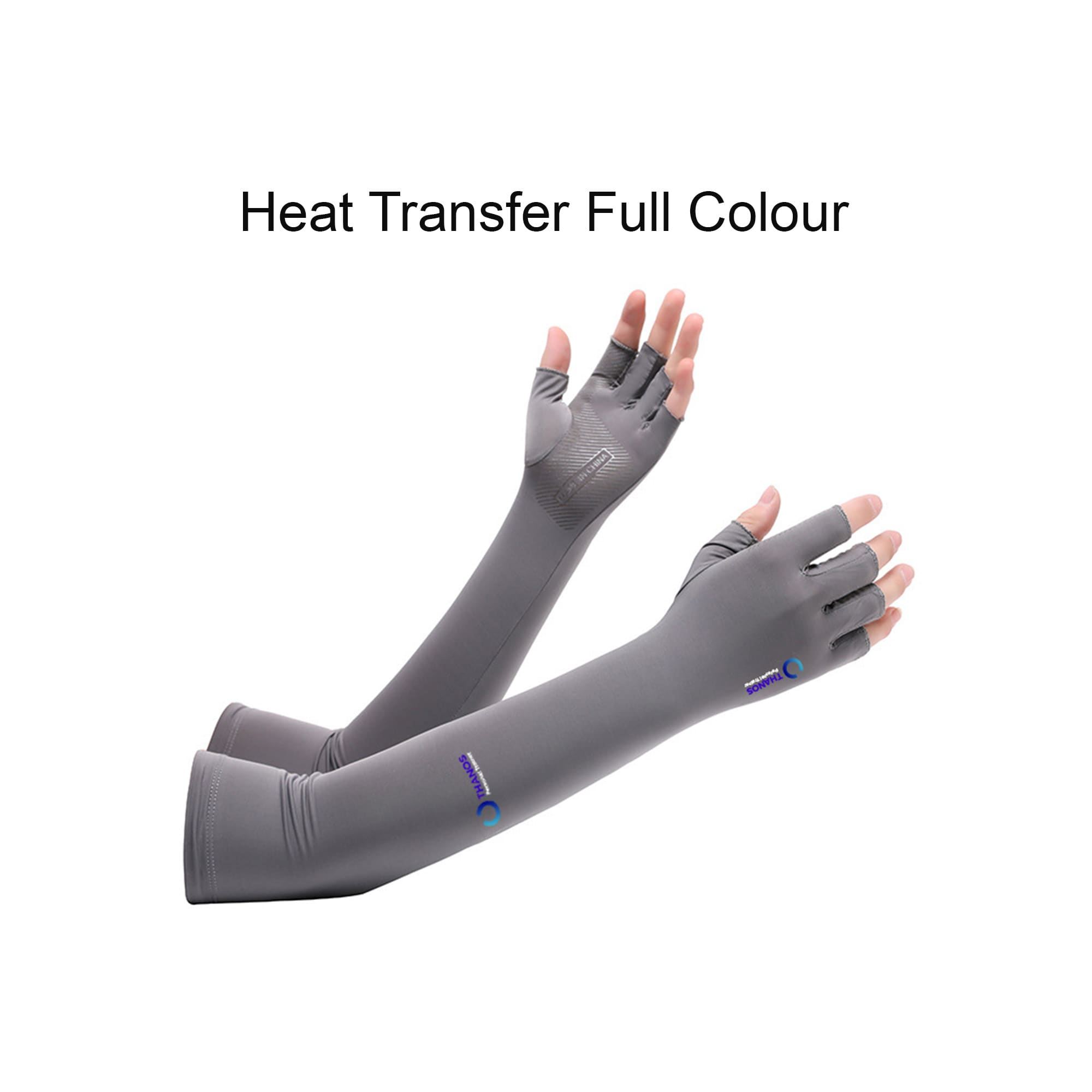 Long Sleeve Sun Protective Fingerless Gloves
