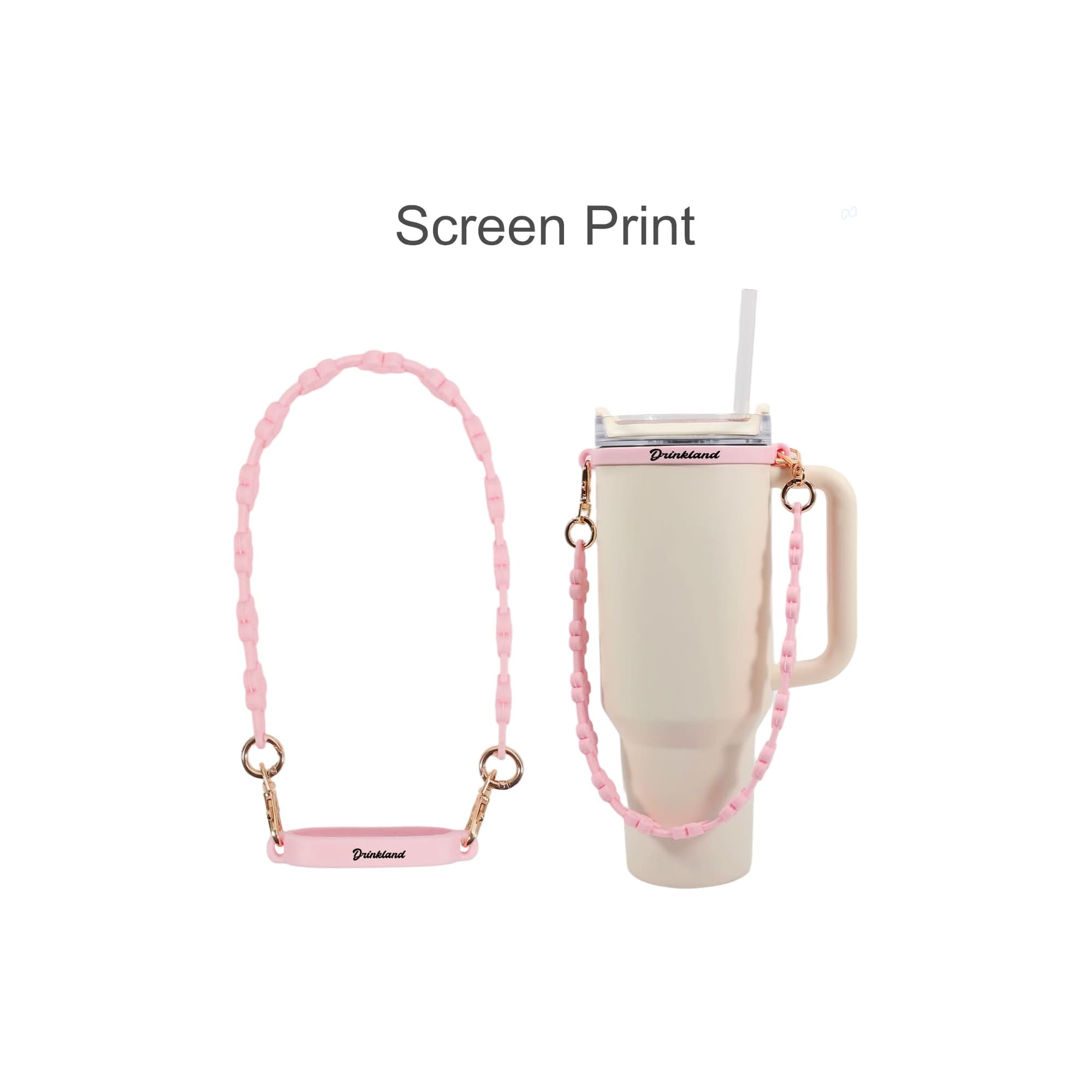 Silicone Flower Tumbler Strap