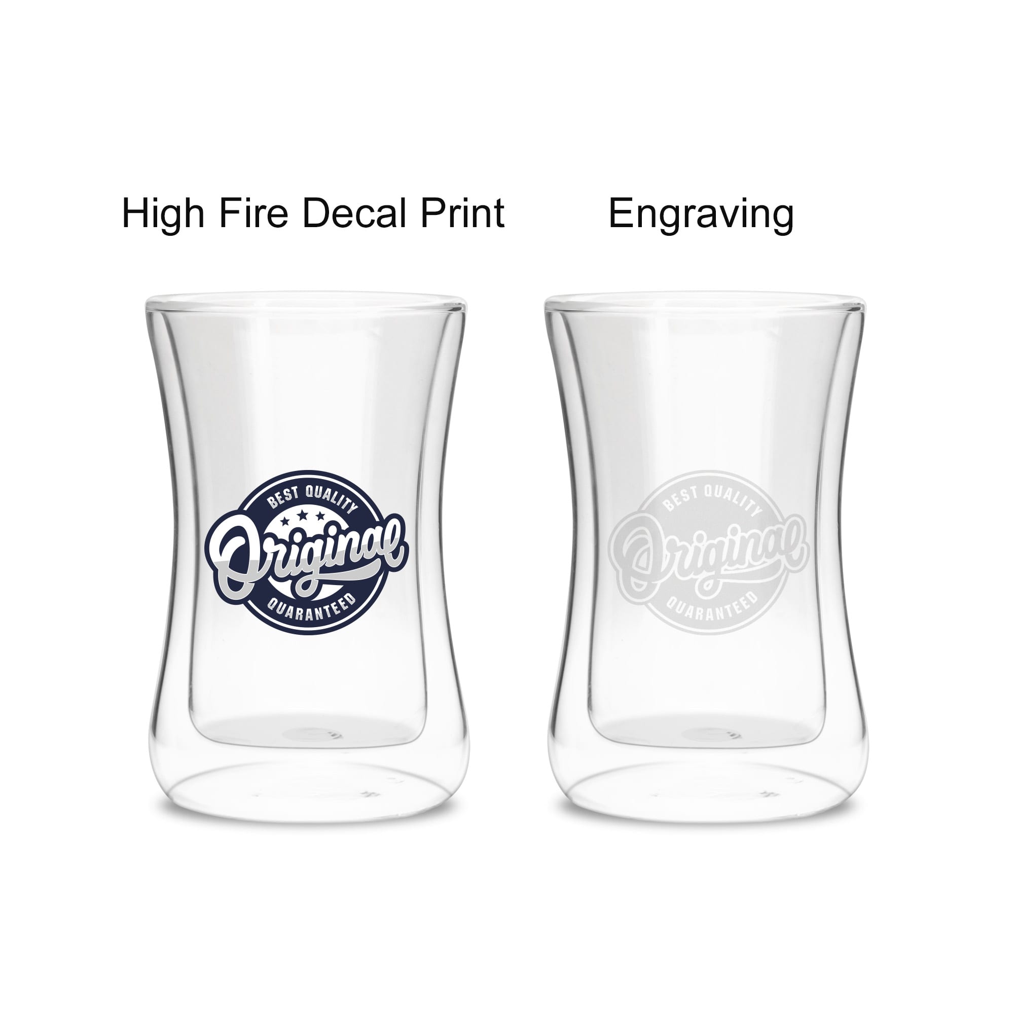 Waistline Double Wall Glass