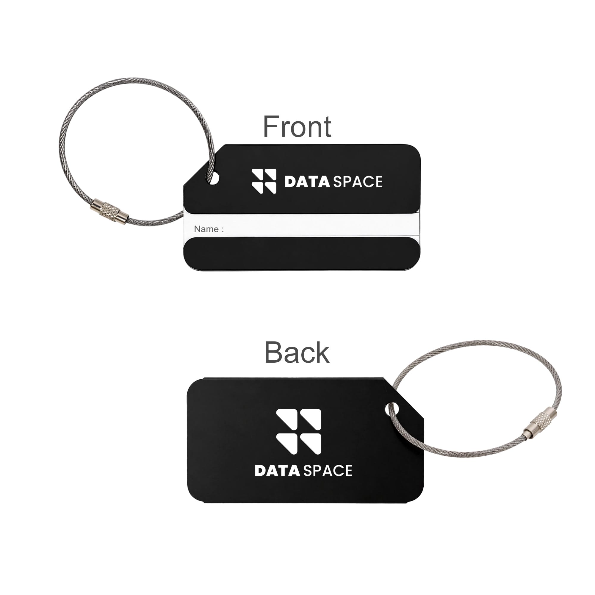 Square Aluminium Luggage Tag B