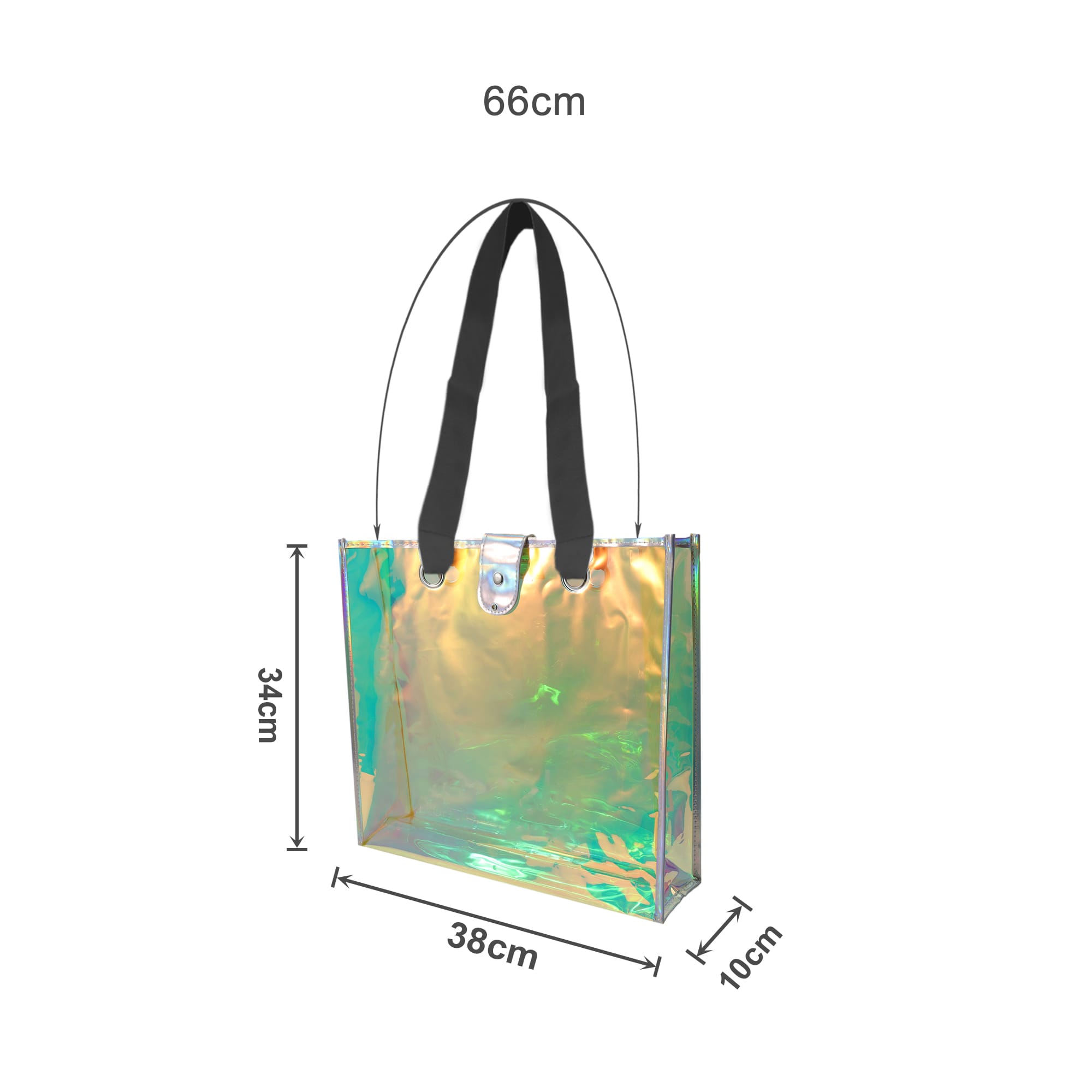Iridescent Clear Tote Bag