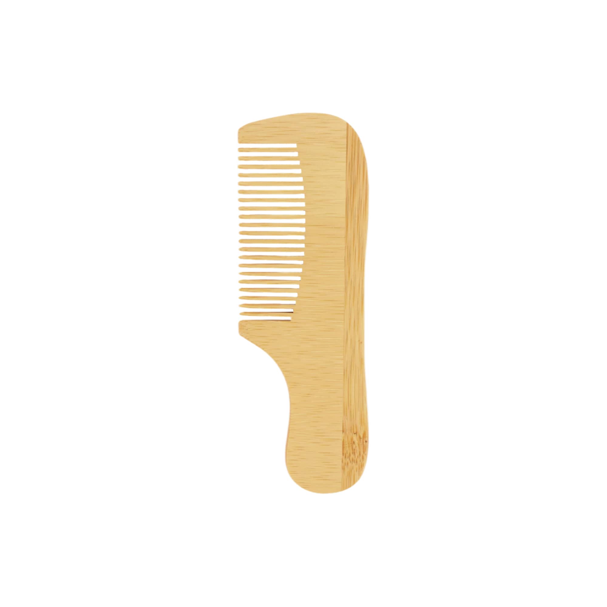 Natural Small Bamboo Comb With Handle