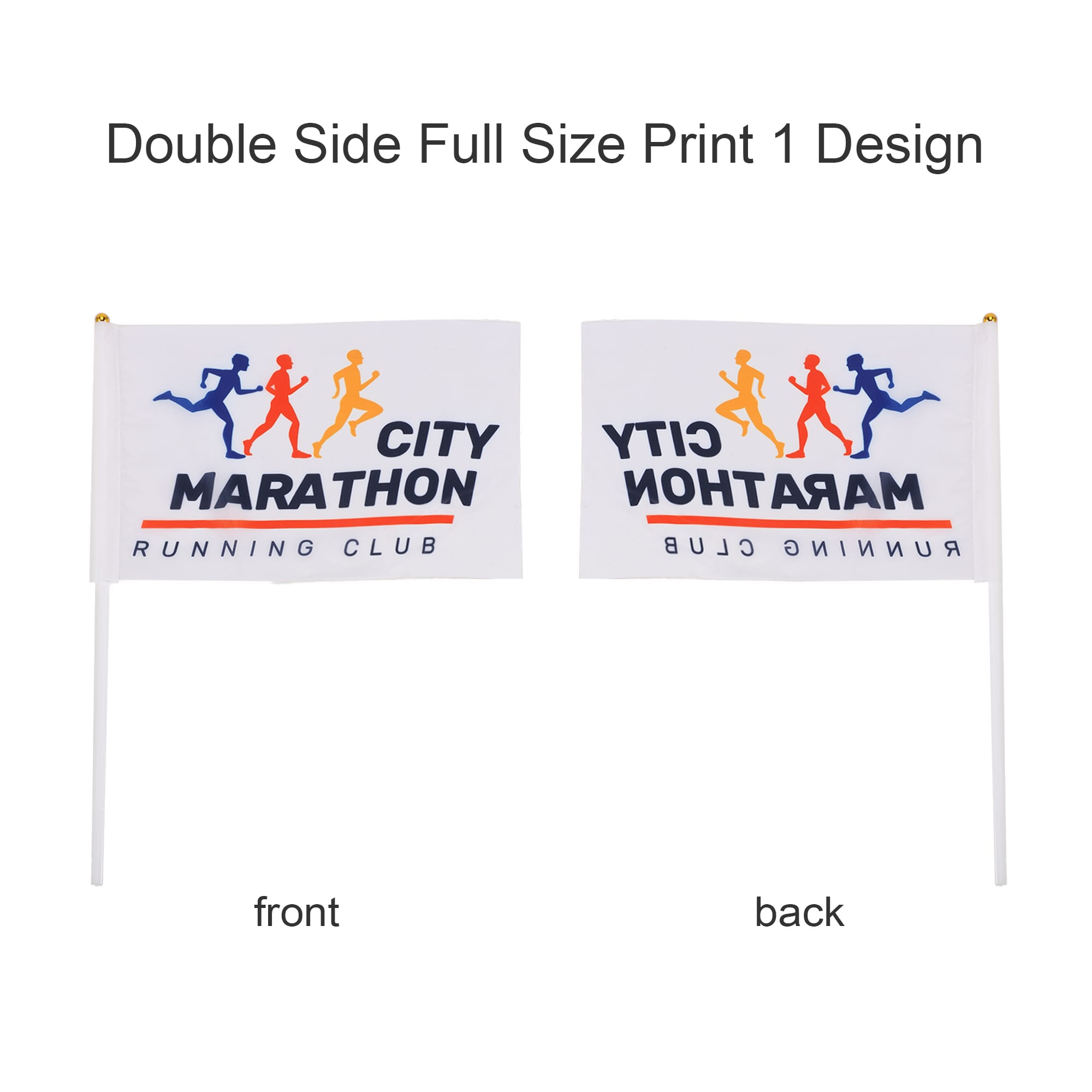 Rectangular Cheering Flag Stick