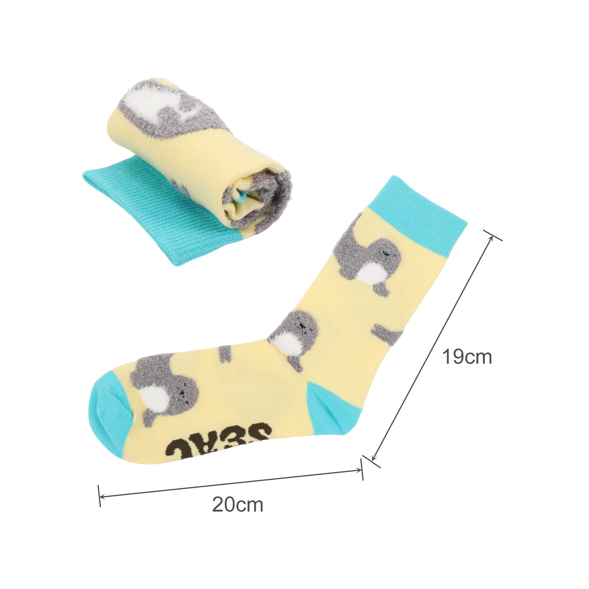 3D Design Crew Custom Pattern Woven Socks