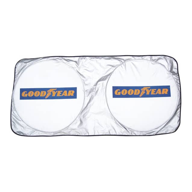 Twin Circular Reflective Car Sunshade