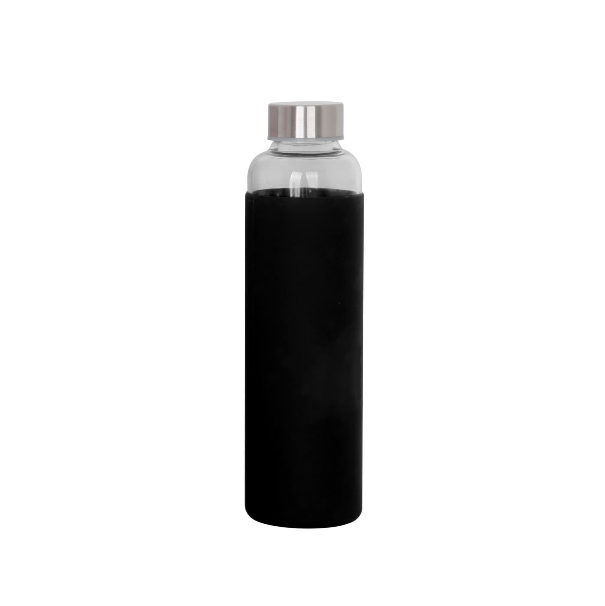 550ml Glass Drink Bottle with Stainless steel Lid