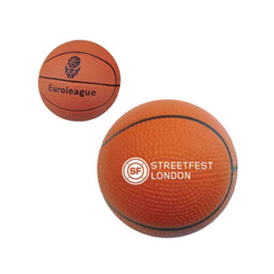 63mm Basketball Shape Stress Reliever