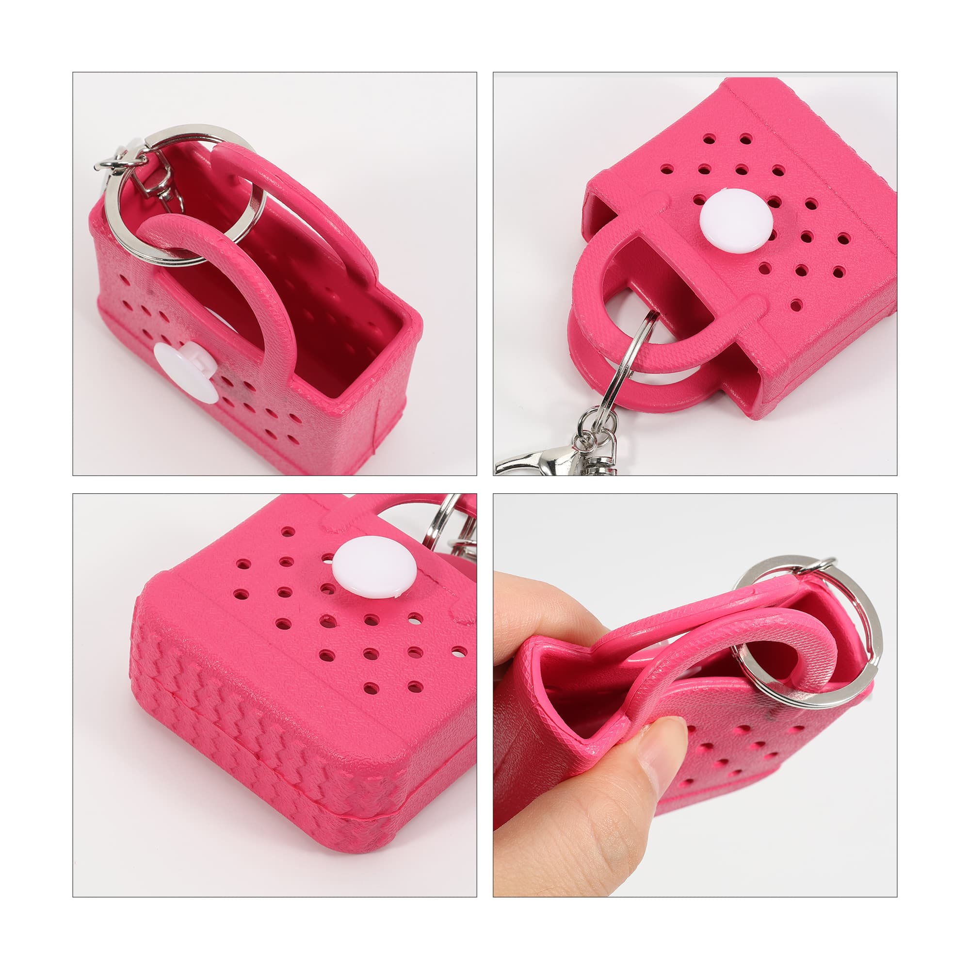 Mini EVA Holes Bag Keychain