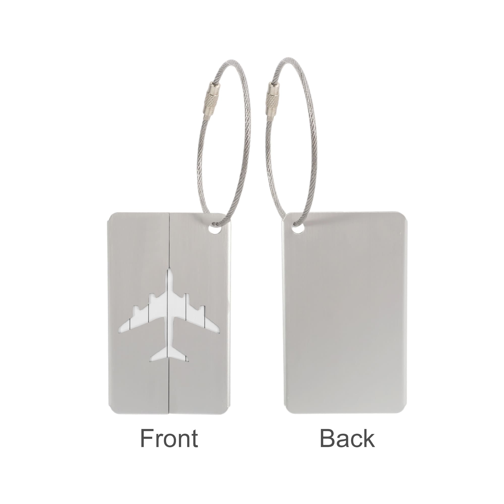 Plane Square Wire Cable Luggage Tag