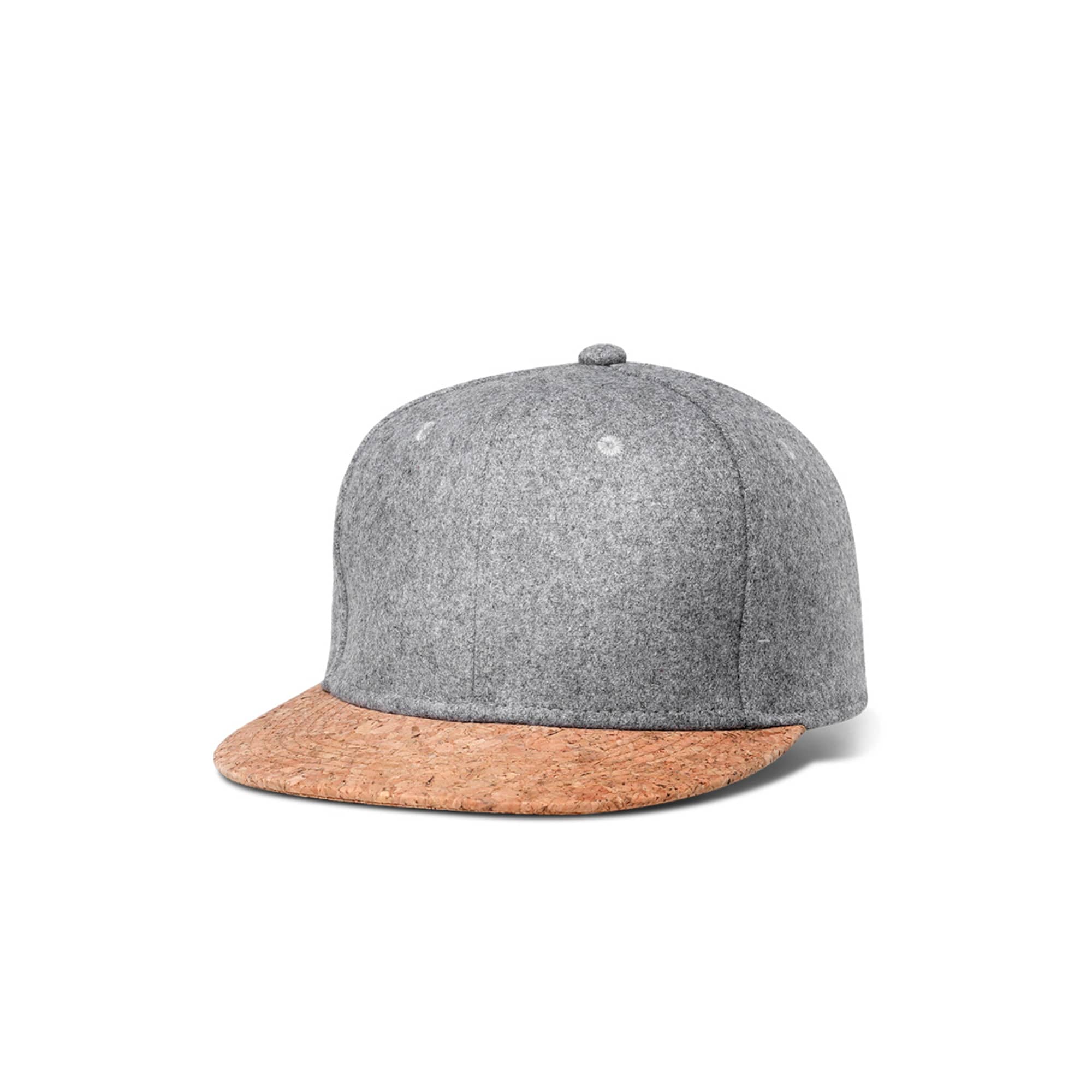 6 Panel Flat Cork Snapback Cap