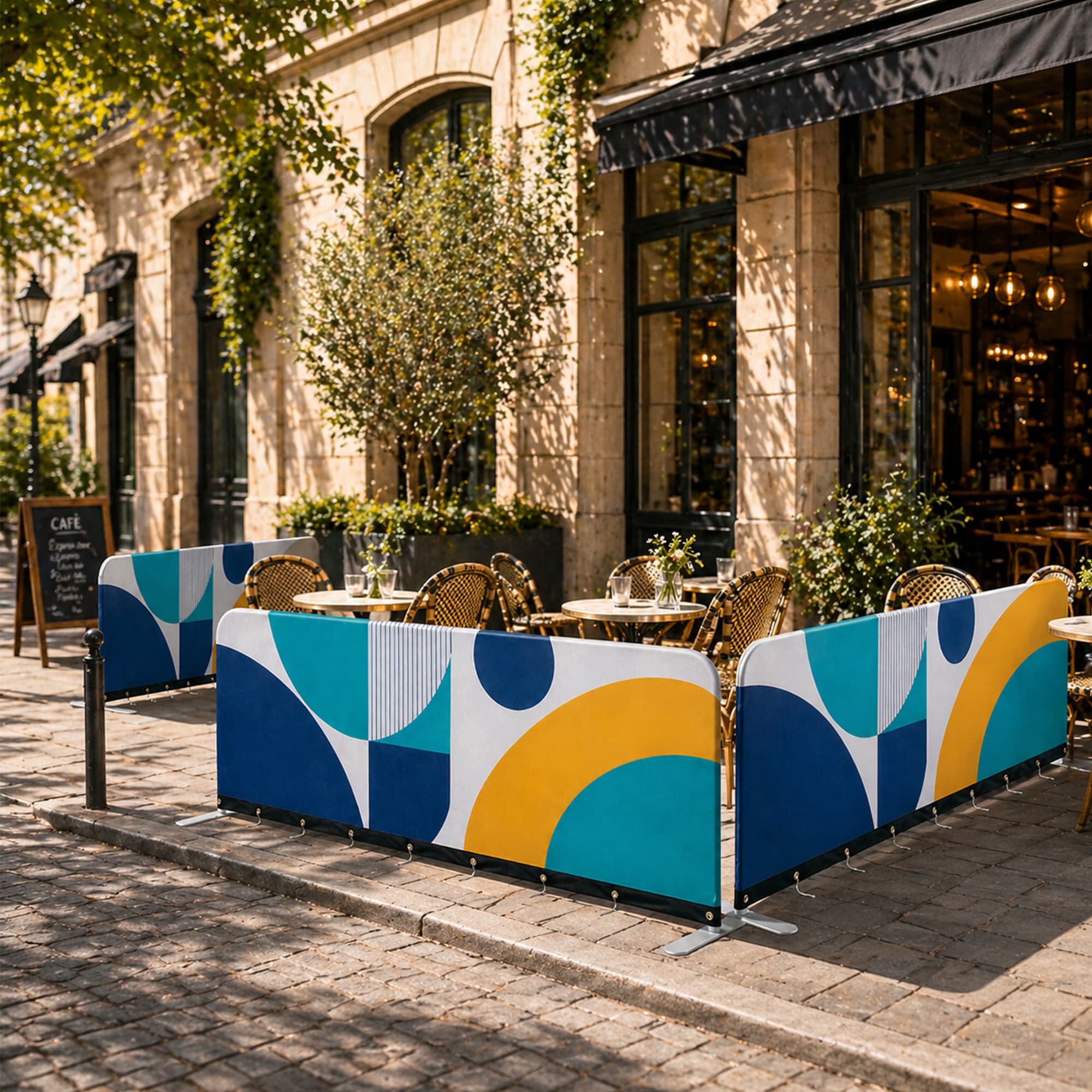 Sidewalk Cafe Barrier (81x201cm)