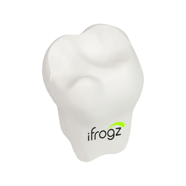White Tooth Shape Stress Reliever