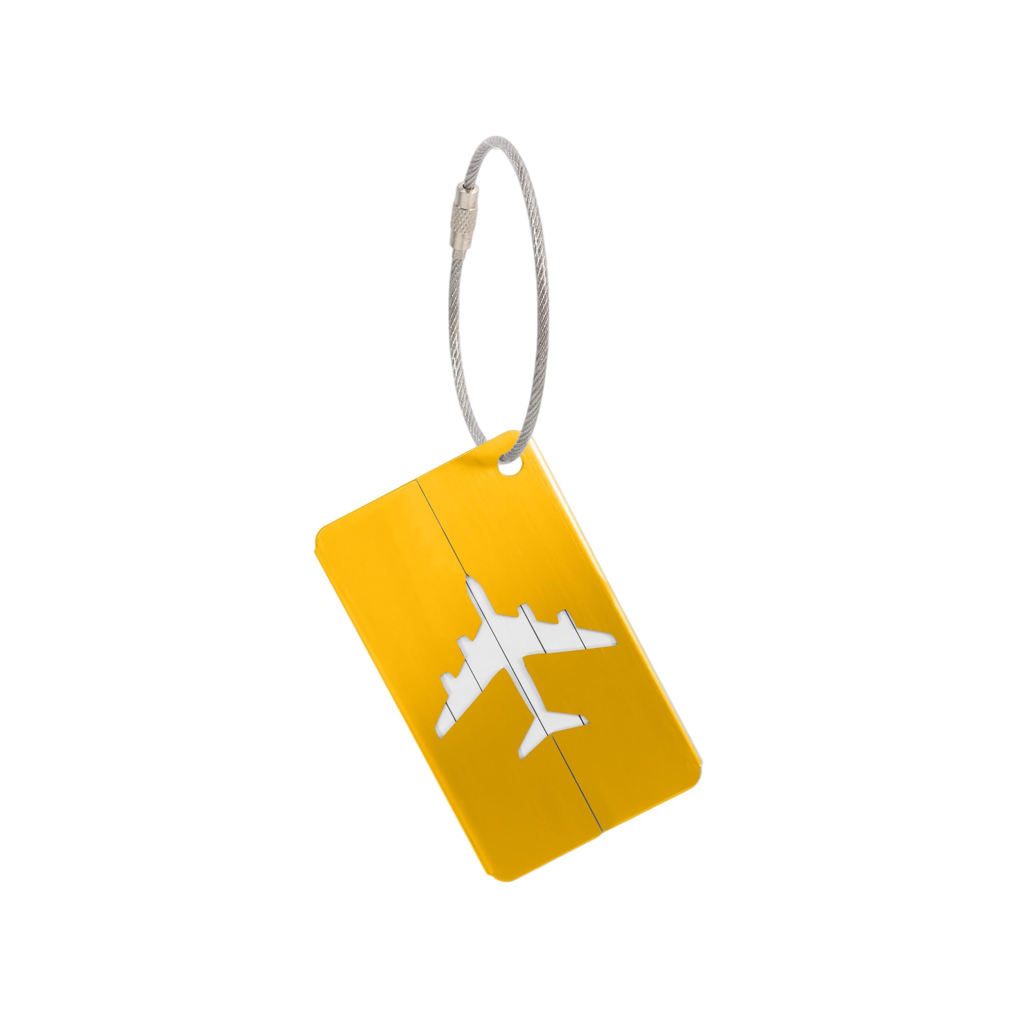 Plane Square Wire Cable Luggage Tag