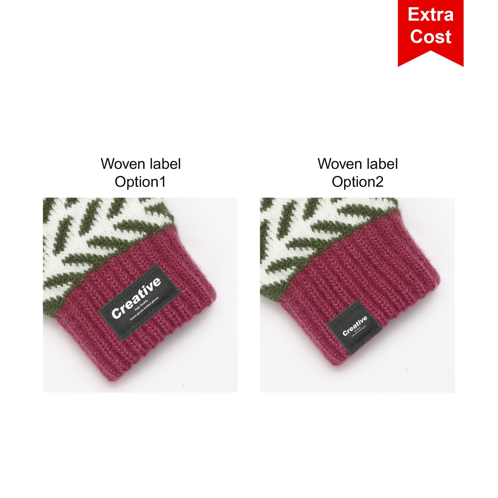 Kids Jacquard Fingerless Gloves with Flip Cover