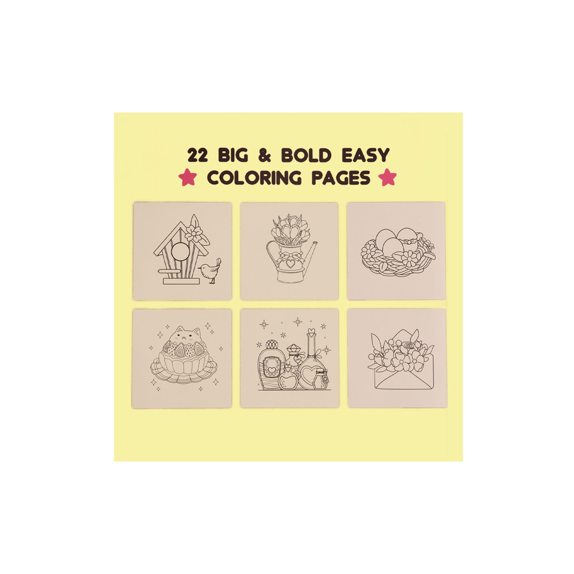 14x14cm Custom Colouring Books