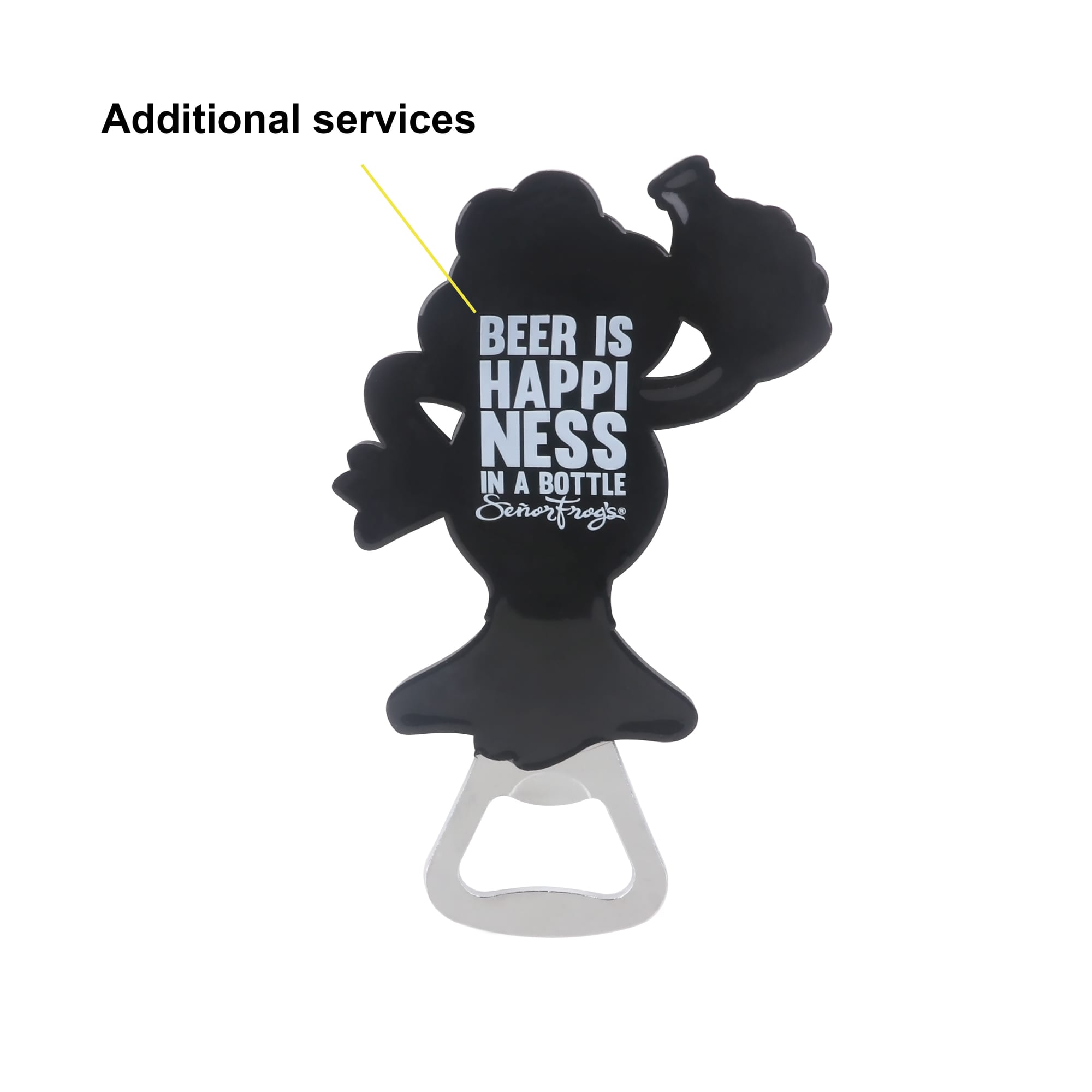 Custom Shaped PVC Bottle Opener