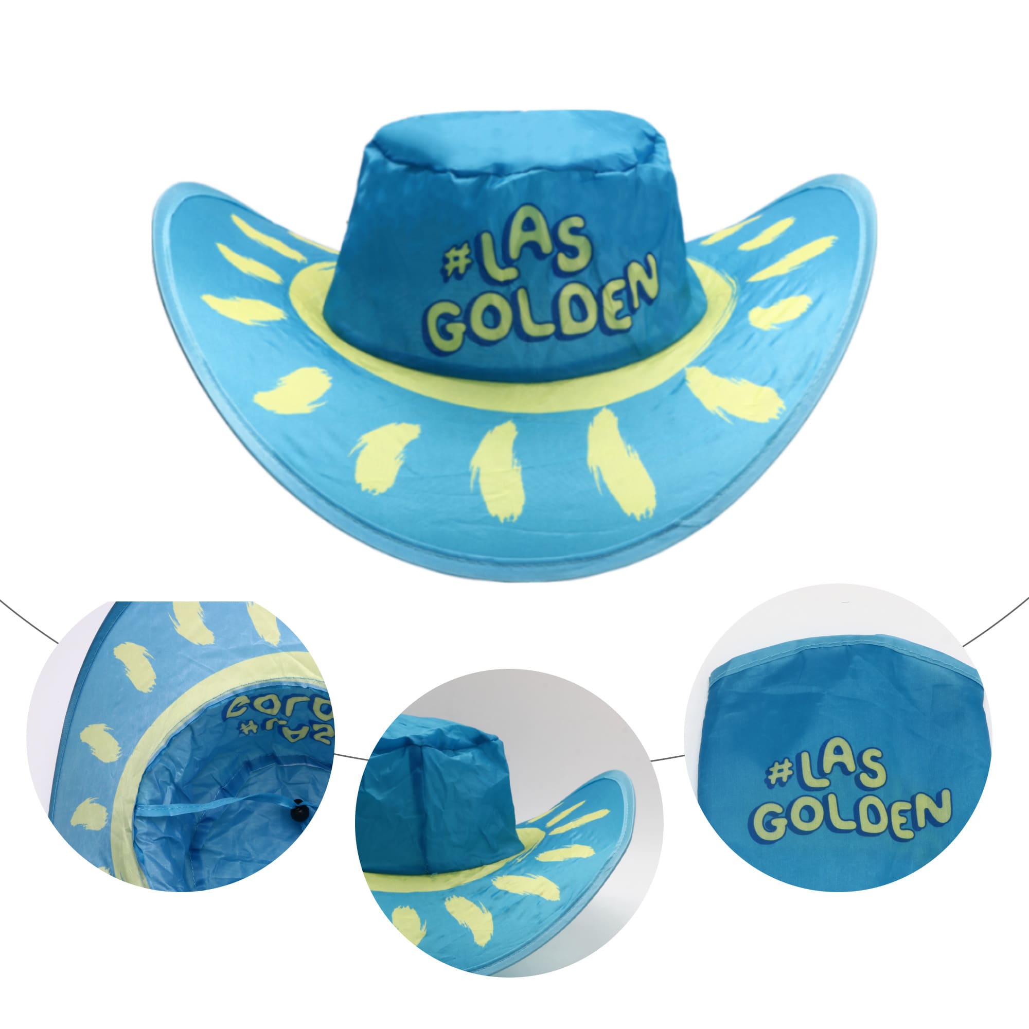 Foldable Cowboy Hat with Pouch