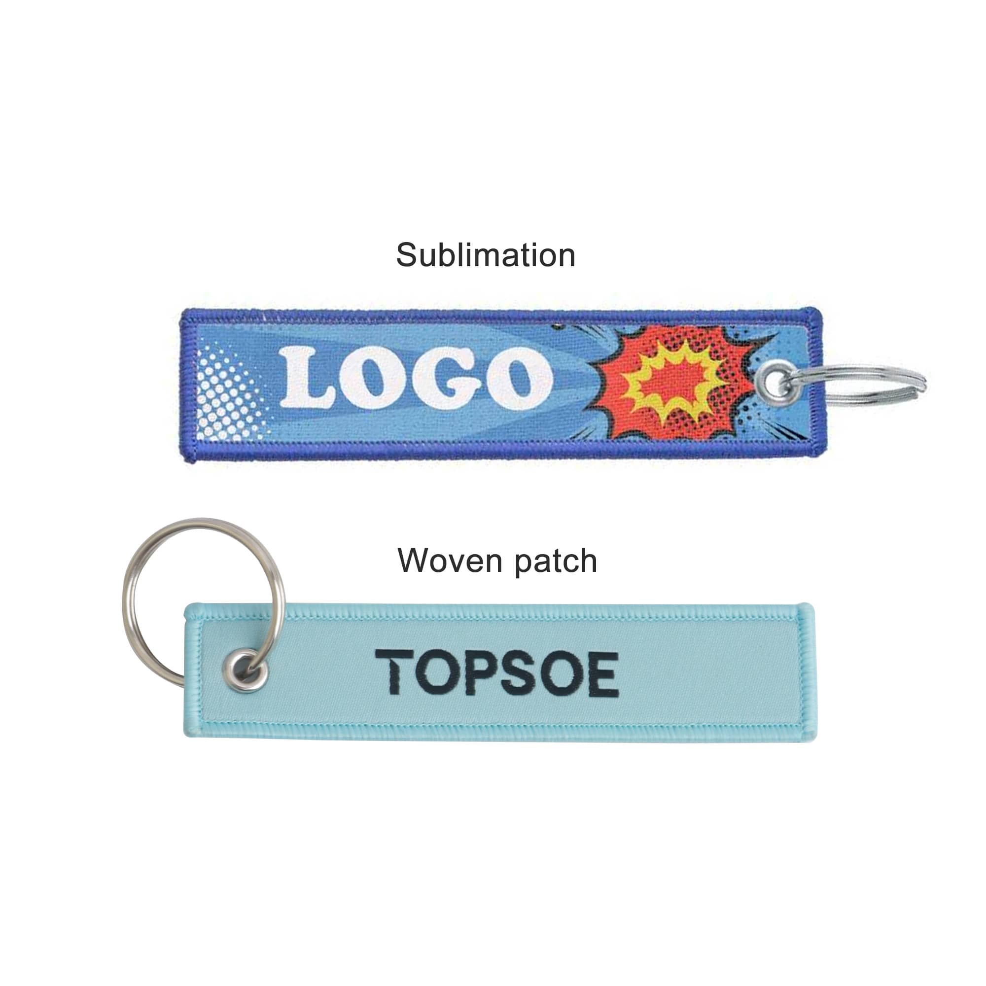 Woven Key Tag