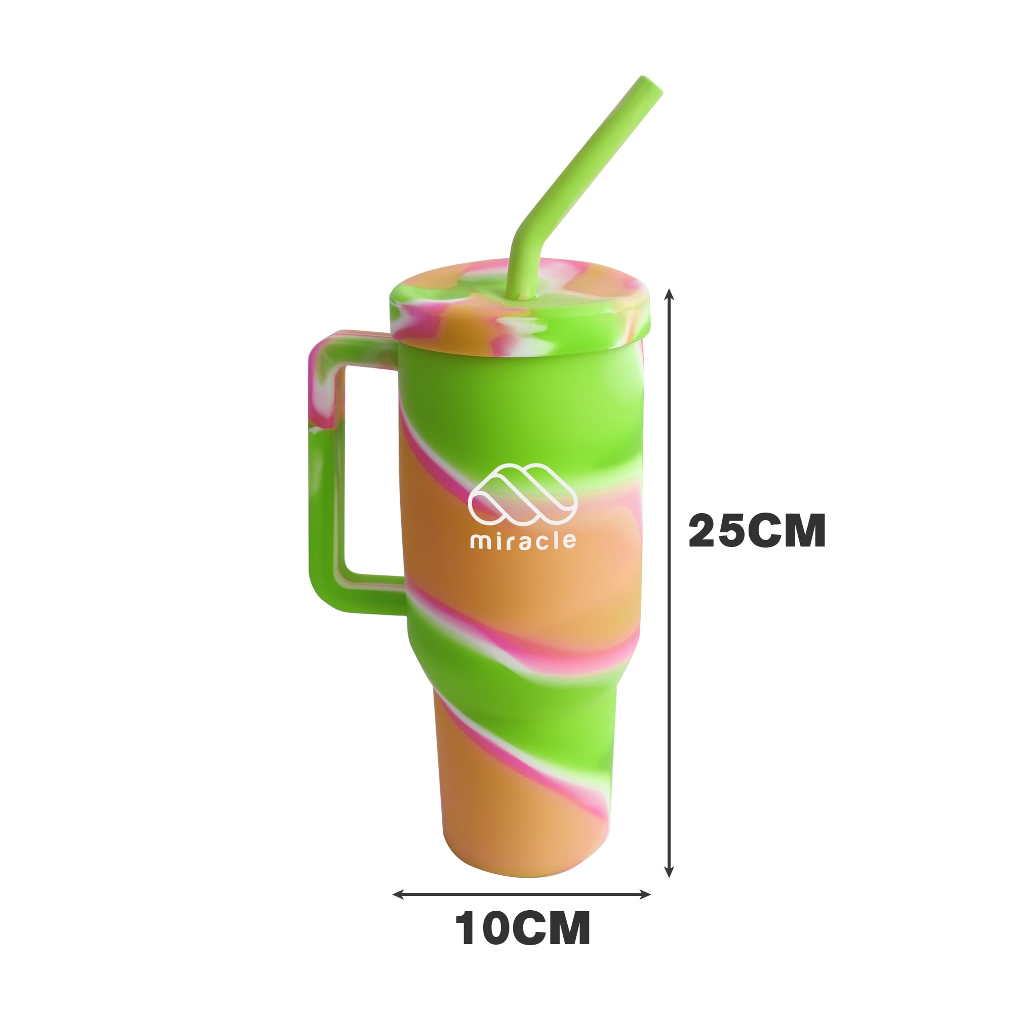 1200ml Custom Silicone Cup with Handle