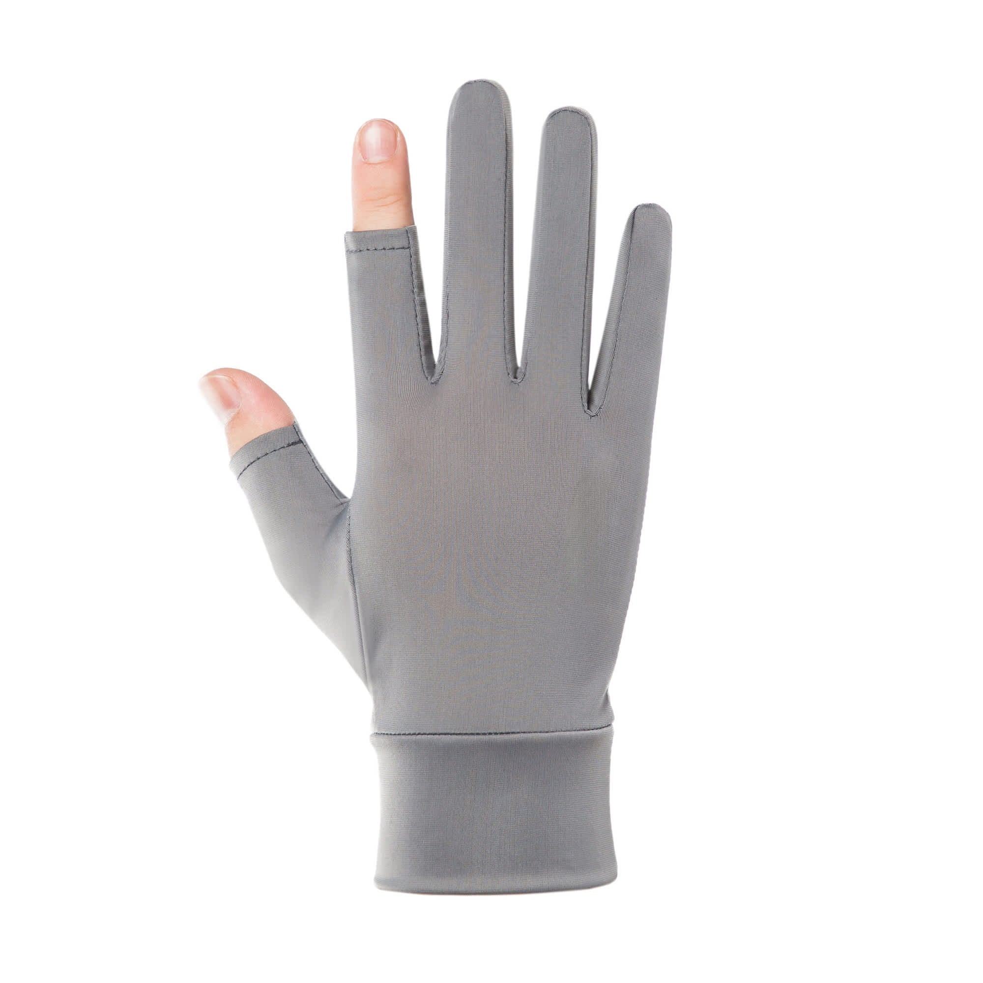 Sun Protective Gloves with 2 Open Fingers