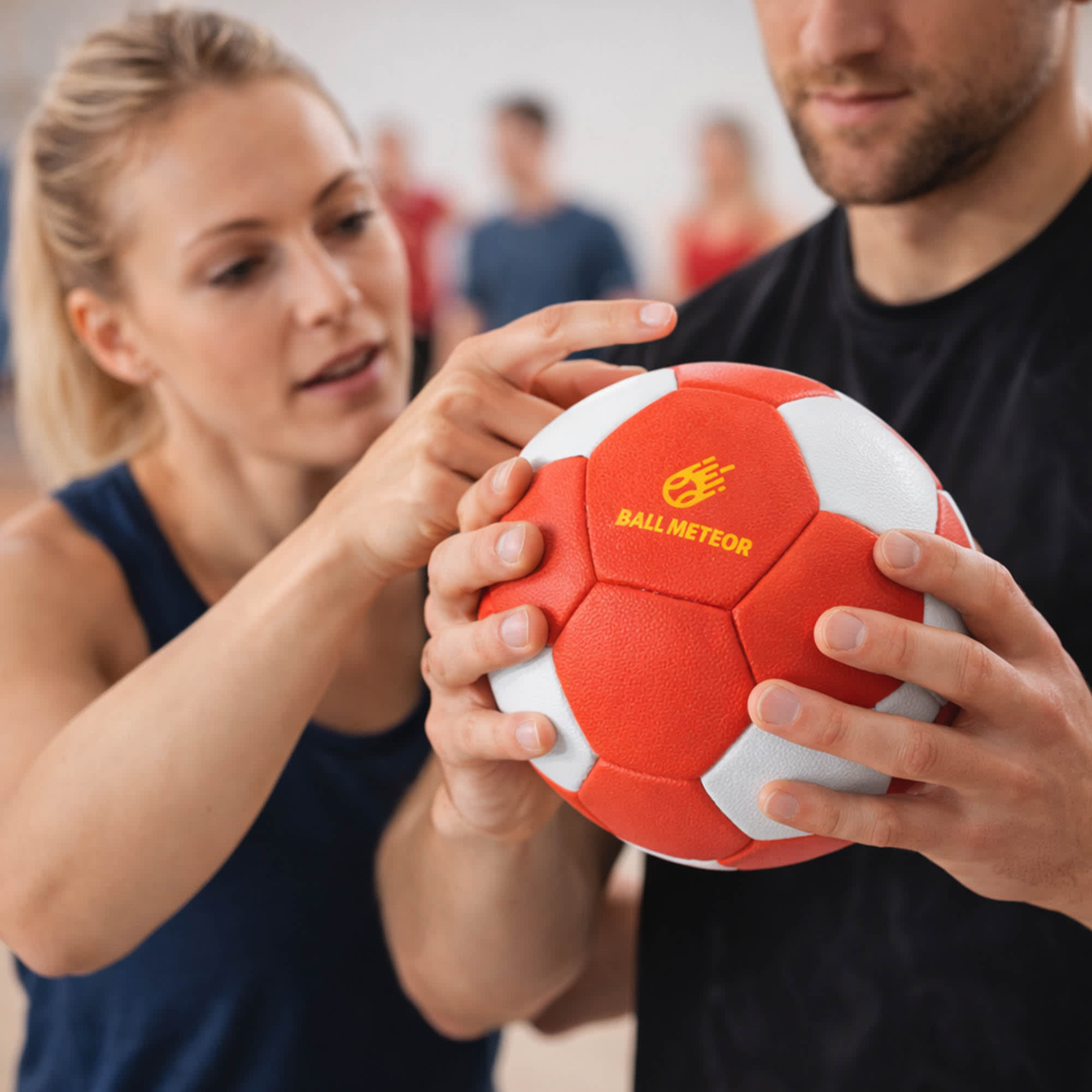 Hand-stitched Handball