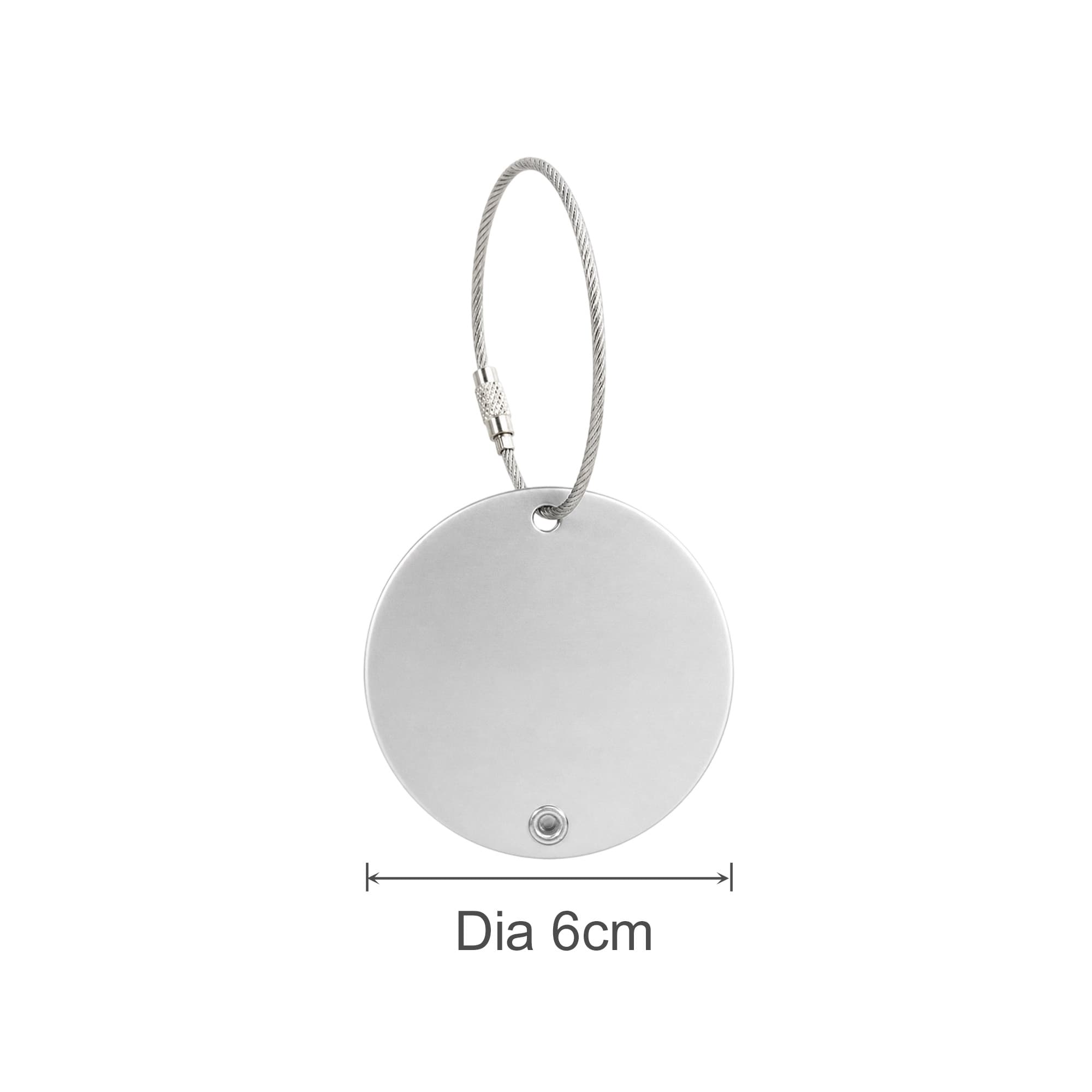 Round Wire Cable Luggage Tag