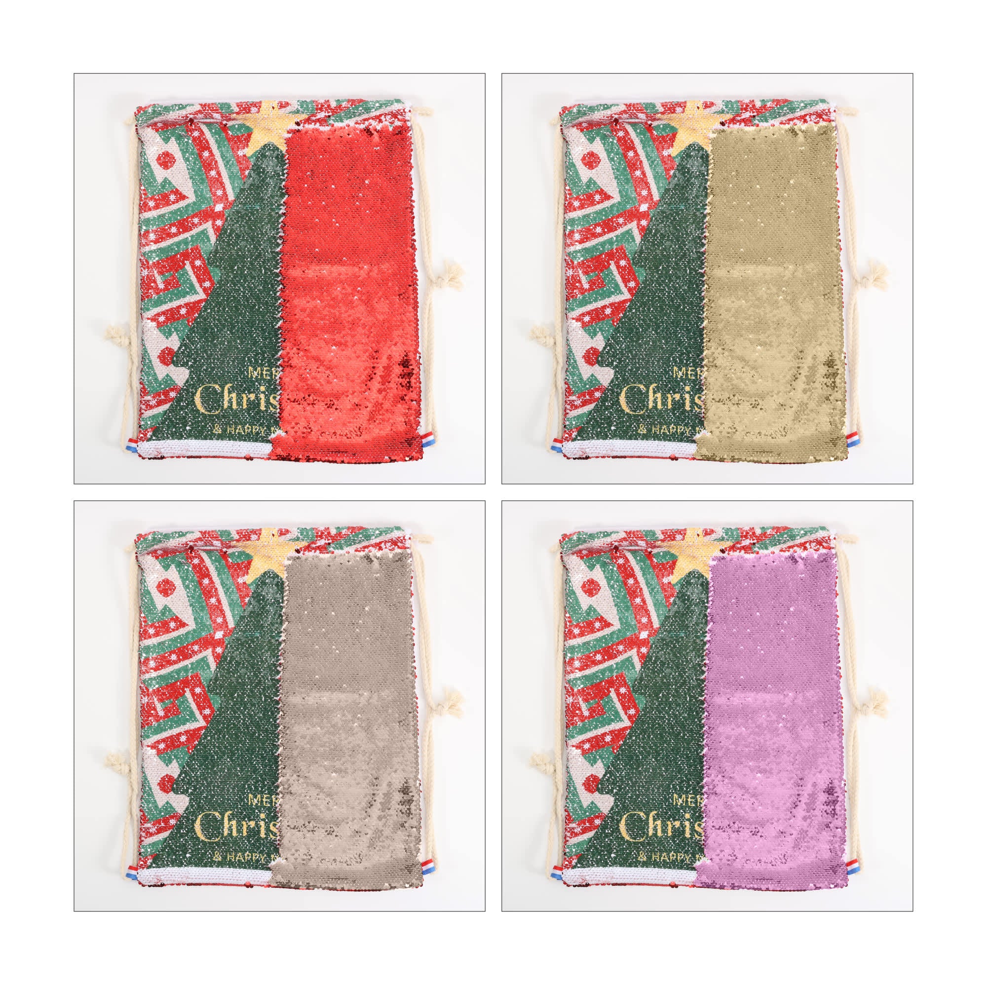 Sequin Magic Drawstring Bag