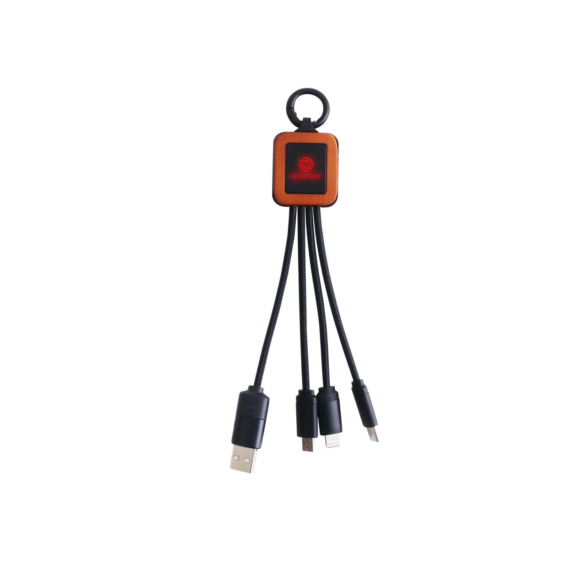 Light Up Charging Cable - Square Shape