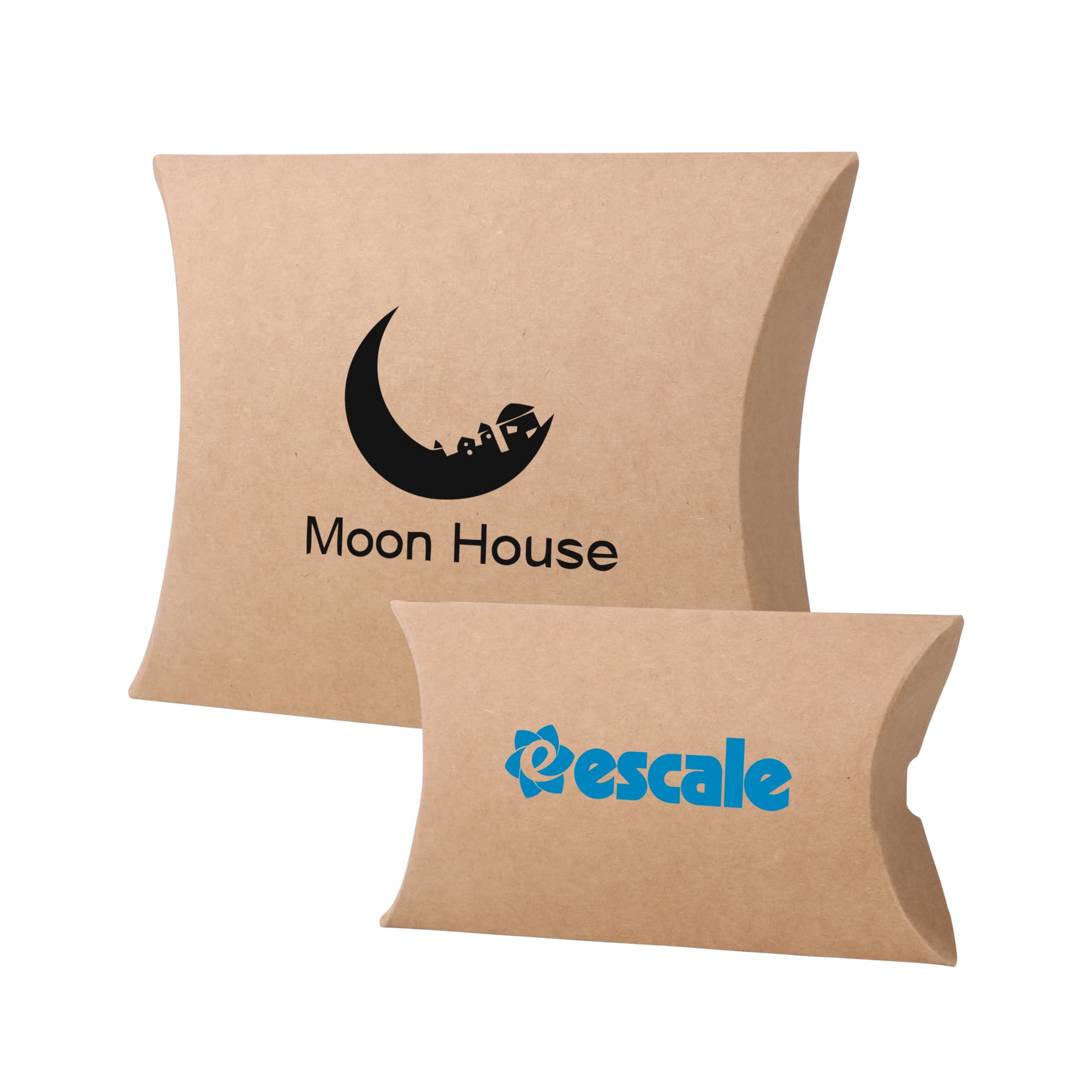 Large Brown Kraft Pillow Box(170 x 140 x 37mm)