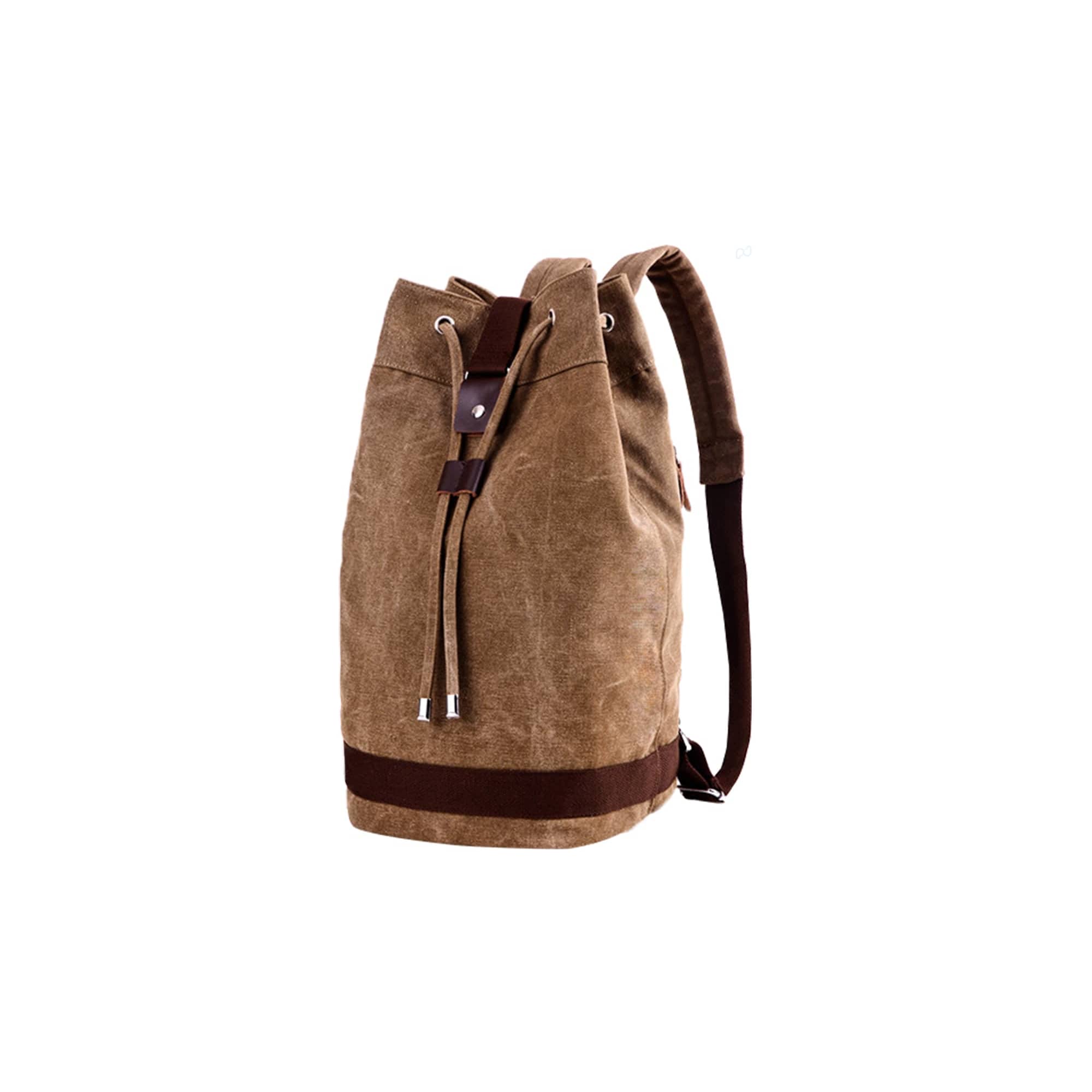 Canvas Bucket Backpack