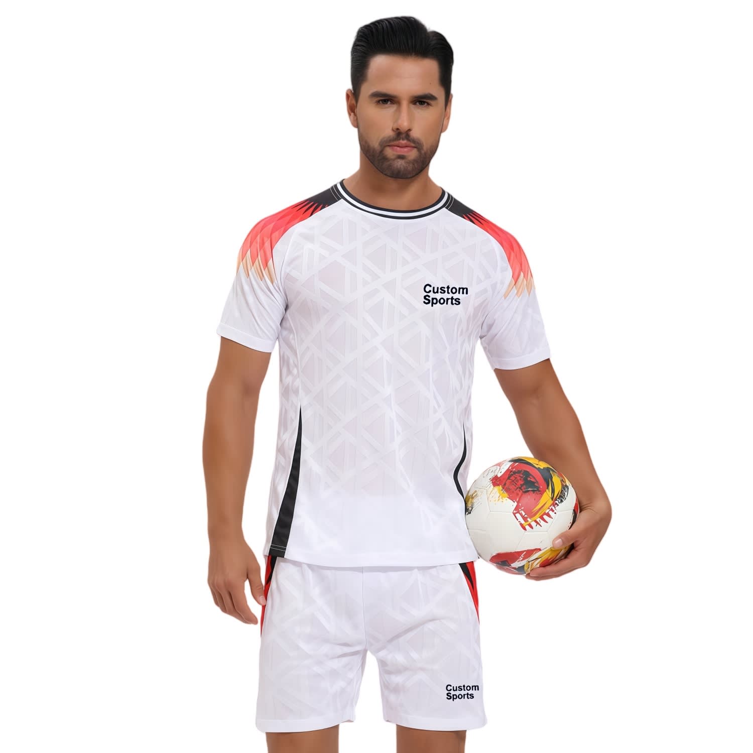 100% Polyester Sublimated Breathable Crew Neck Raglan T-shirt