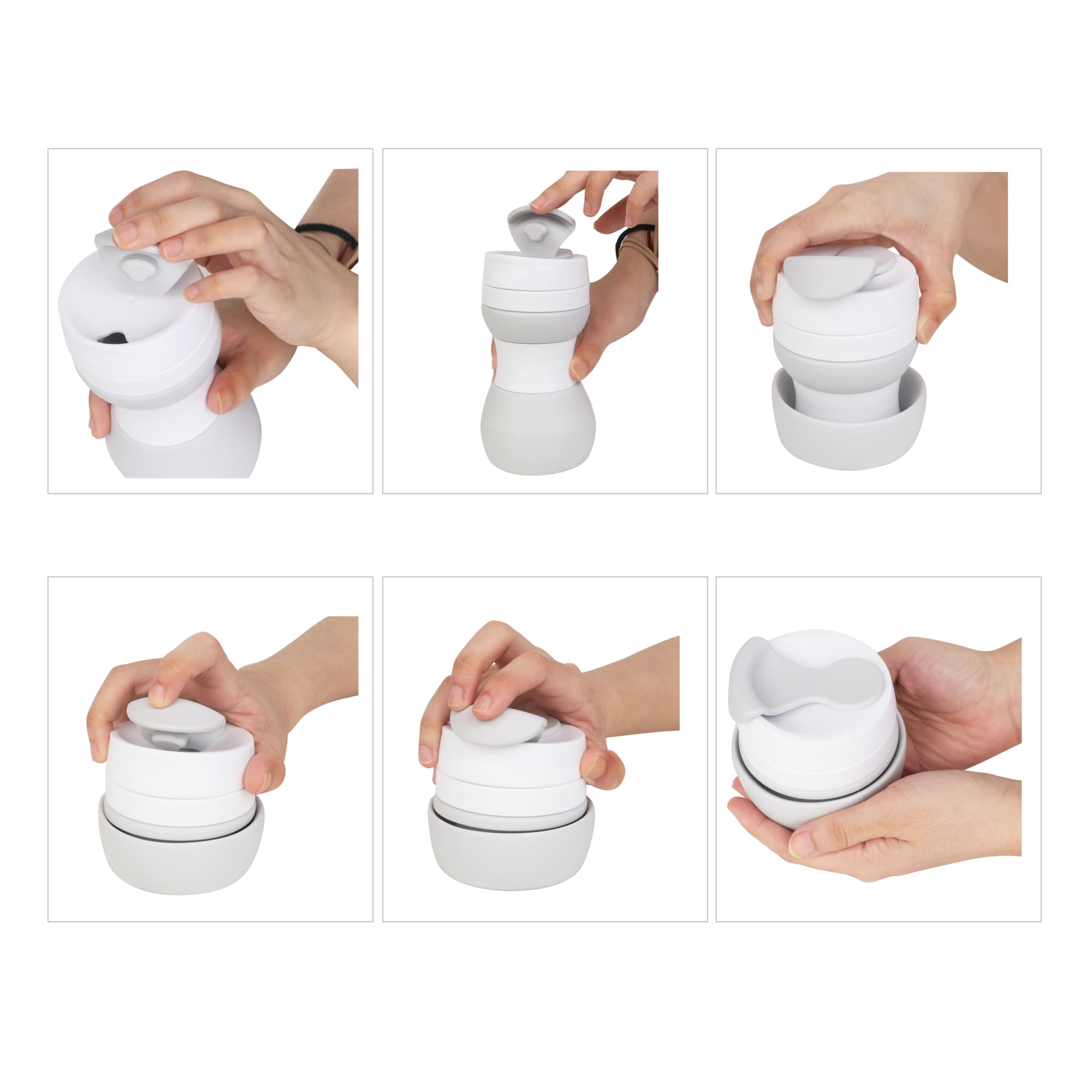 500ml Collapsible Silicone Coffee Travel Cup