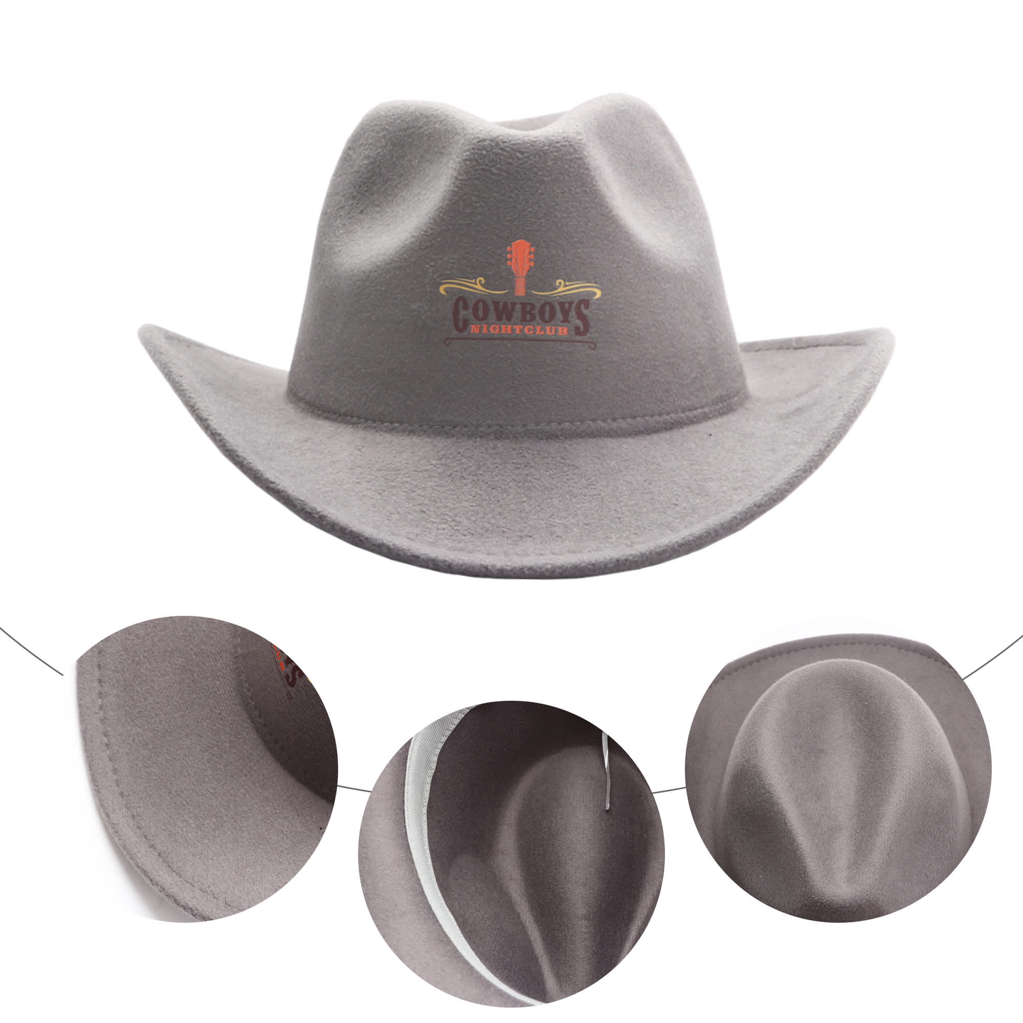 Classic Felt Fedora Cowboy Hat