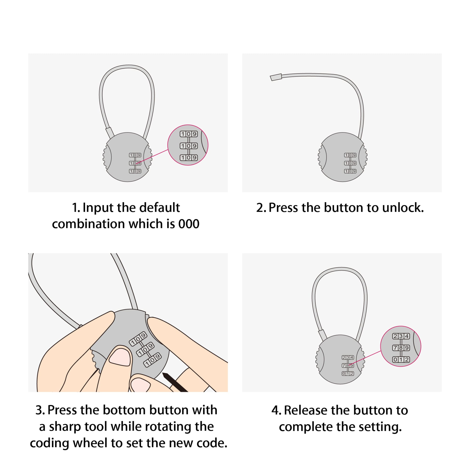 Metal Coded Lock