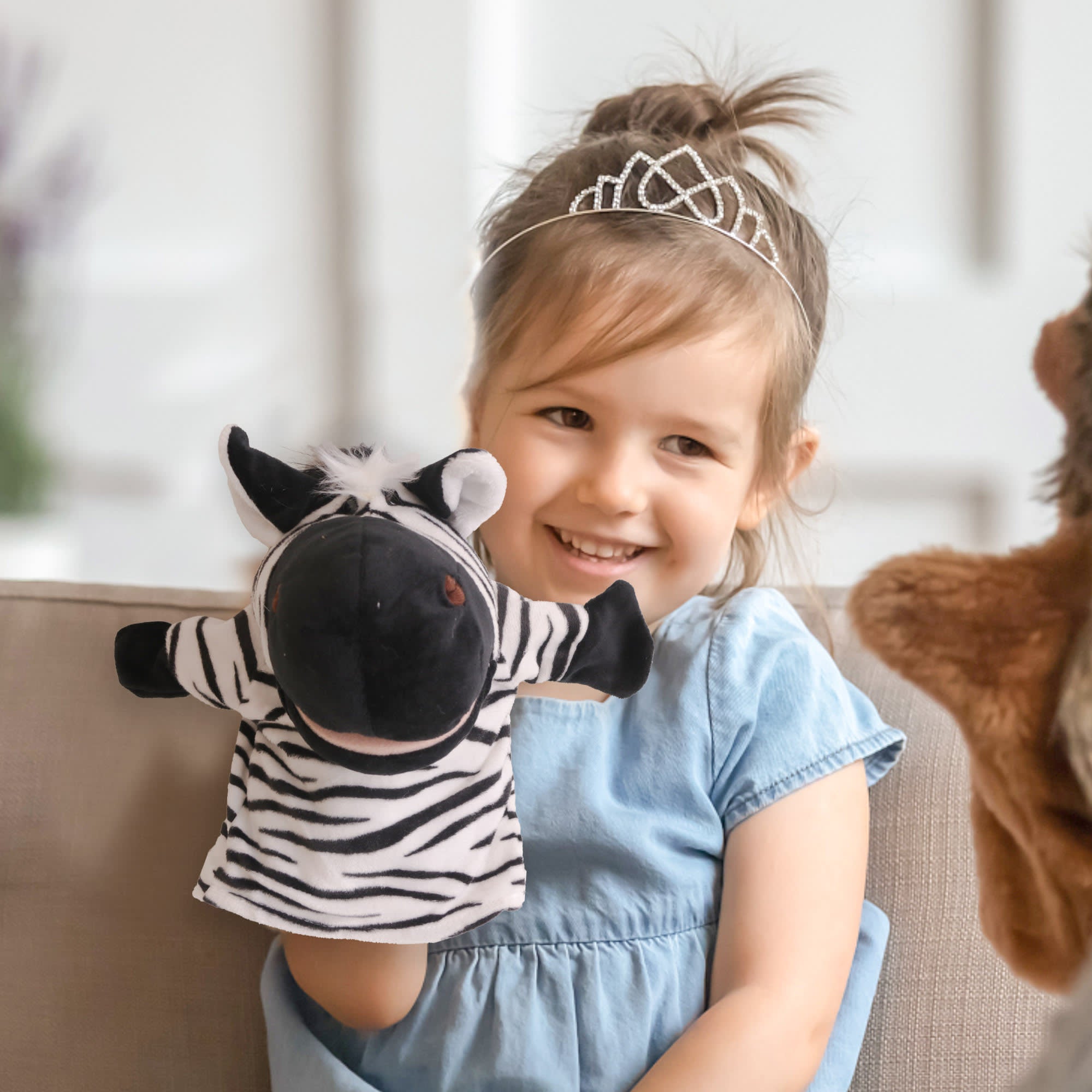 Zebra Hand Puppet