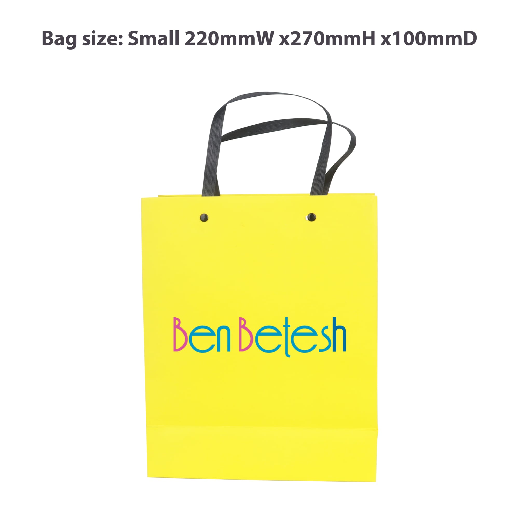 Knitted Handle Bag with Lamination(220x270x100mm)