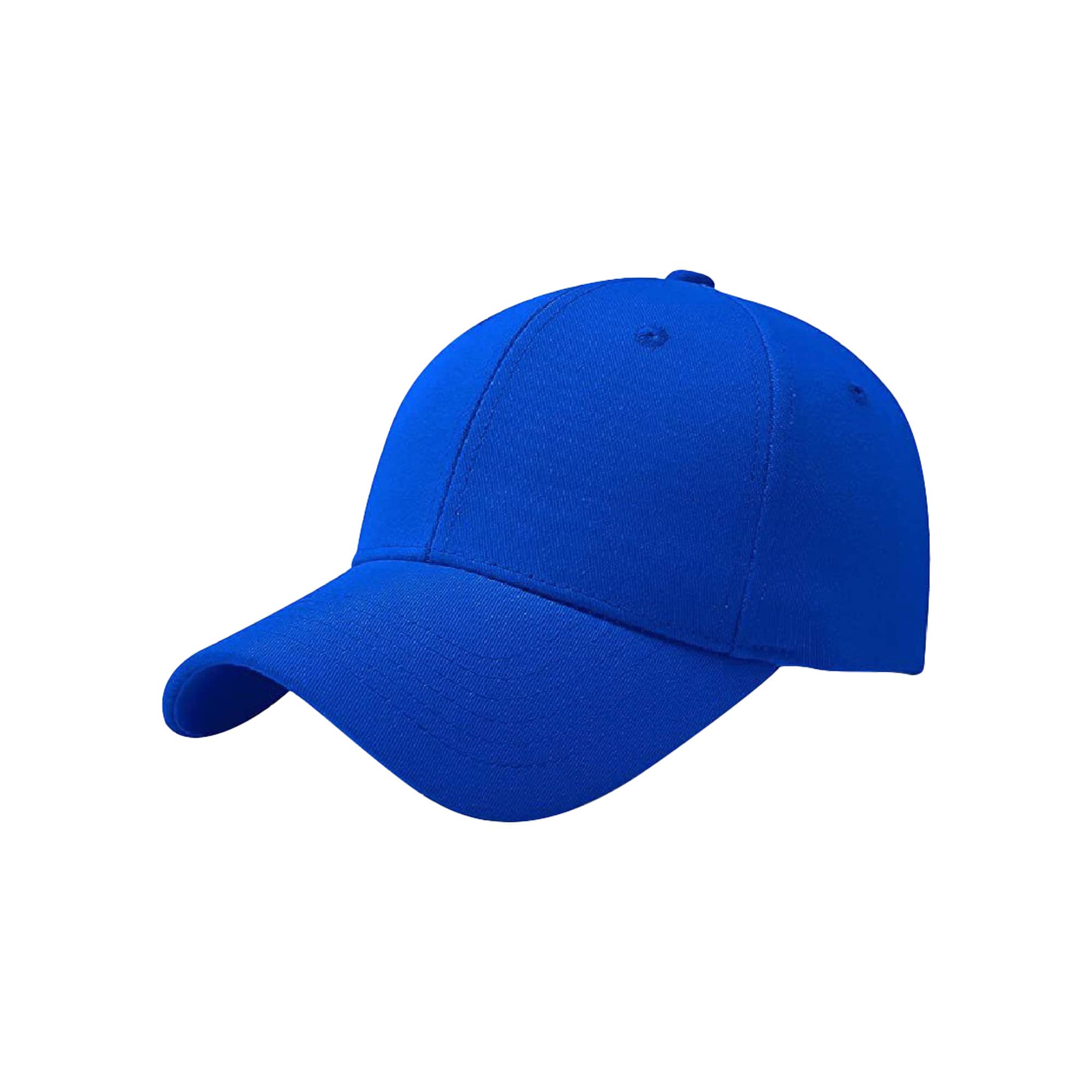 6 Panel Cotton Hard Top Pure Baseball Cap